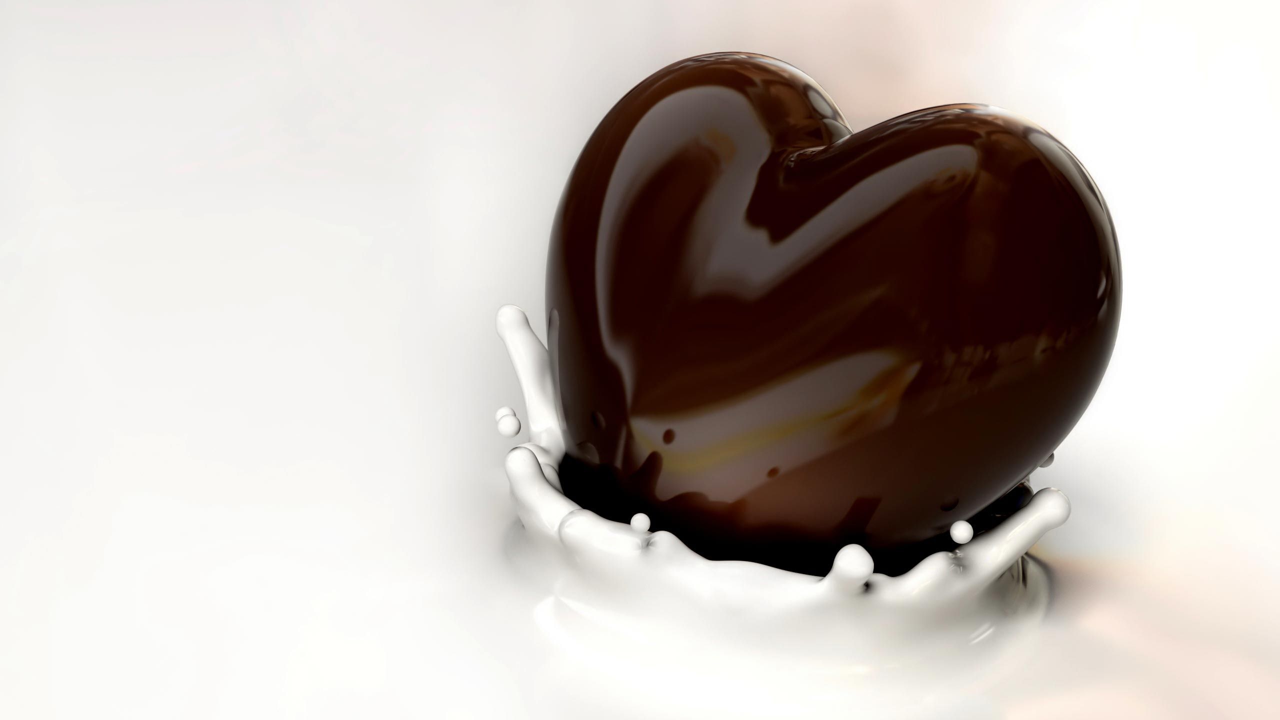 Chocolate heart wallpaper. Chocolate heart