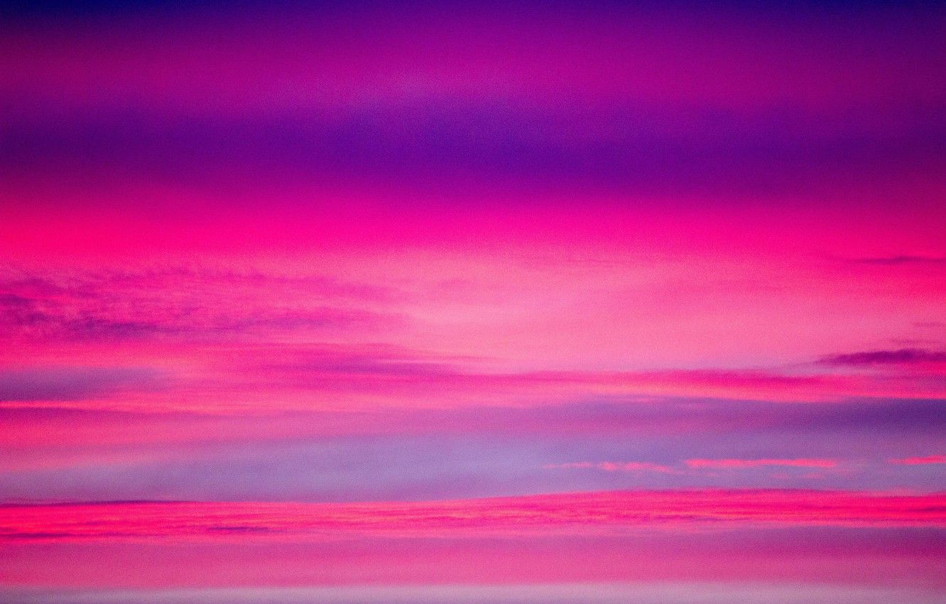 Wallpaper twilight, sky, sunset, pink, dusk, purple image for desktop, section природа