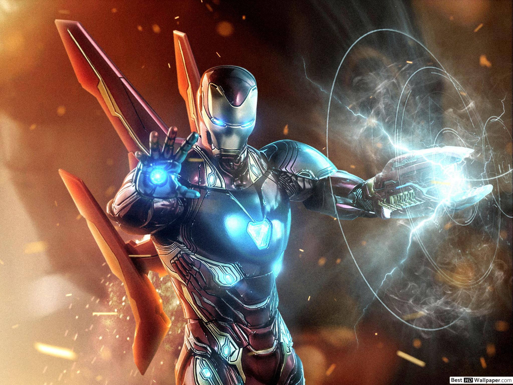 Avengers: Endgame aiming laser beam HD wallpaper download