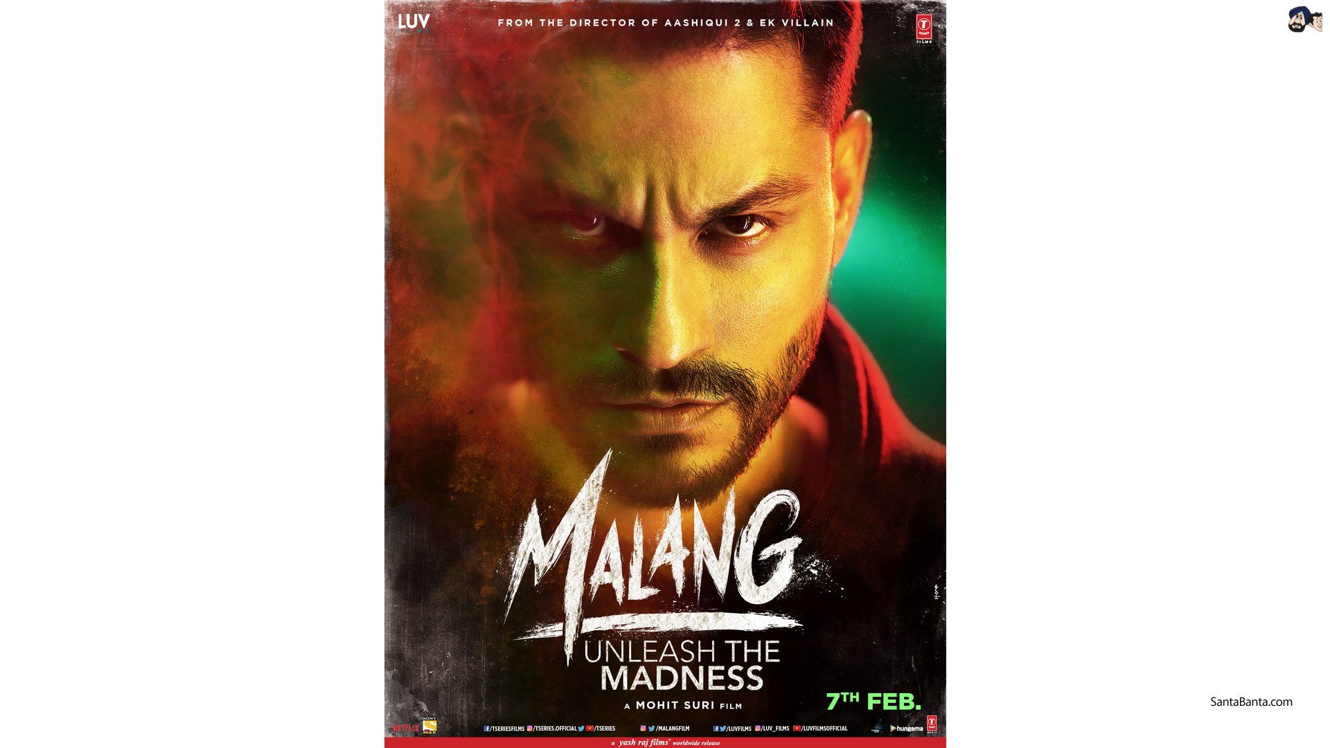 Kunal Khemu In Bollywood Romantic Thriller Film `Malang` (Releasing February 7th 2020)