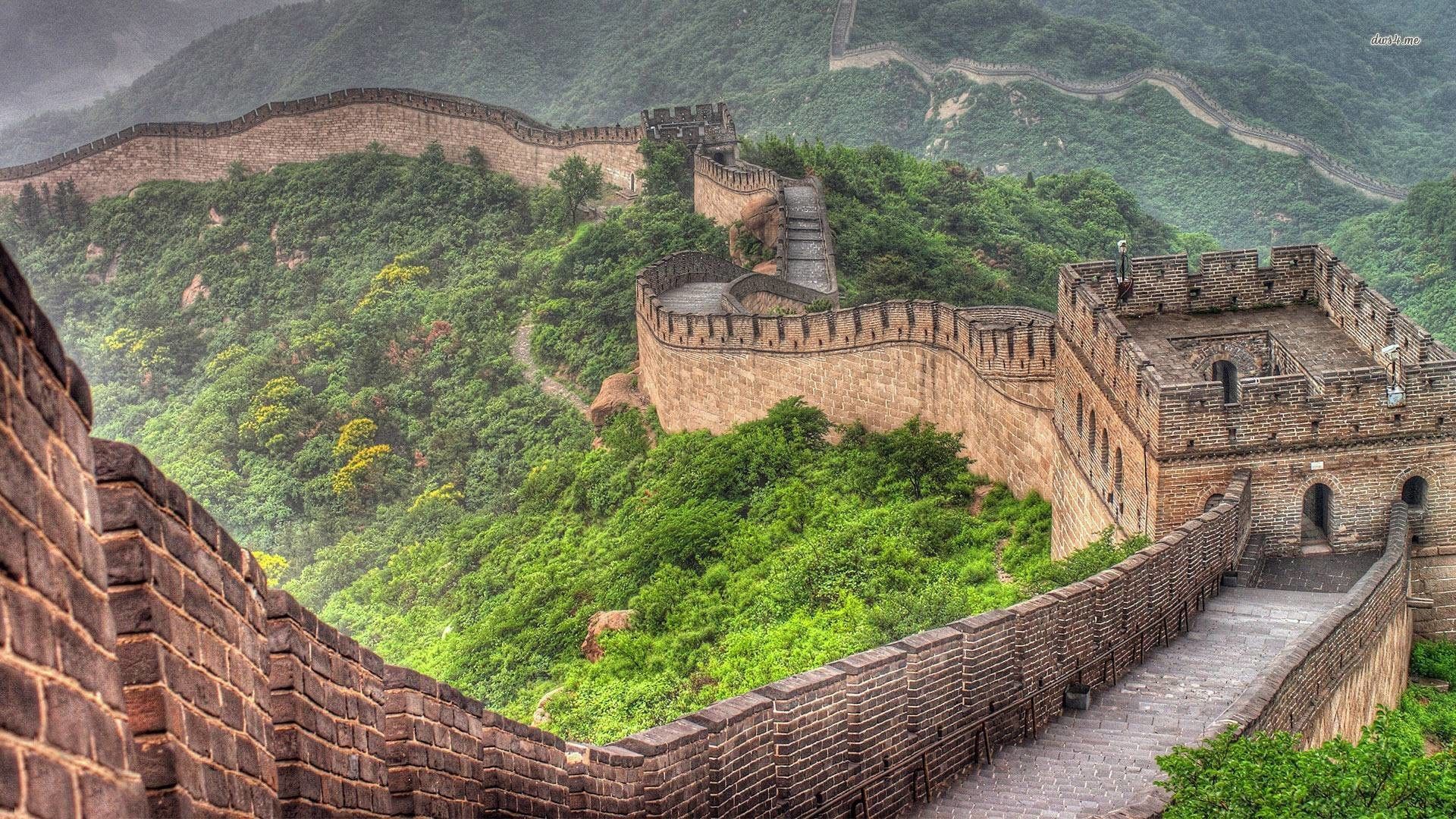 China Great Wall of Windows 10 Wallpaper