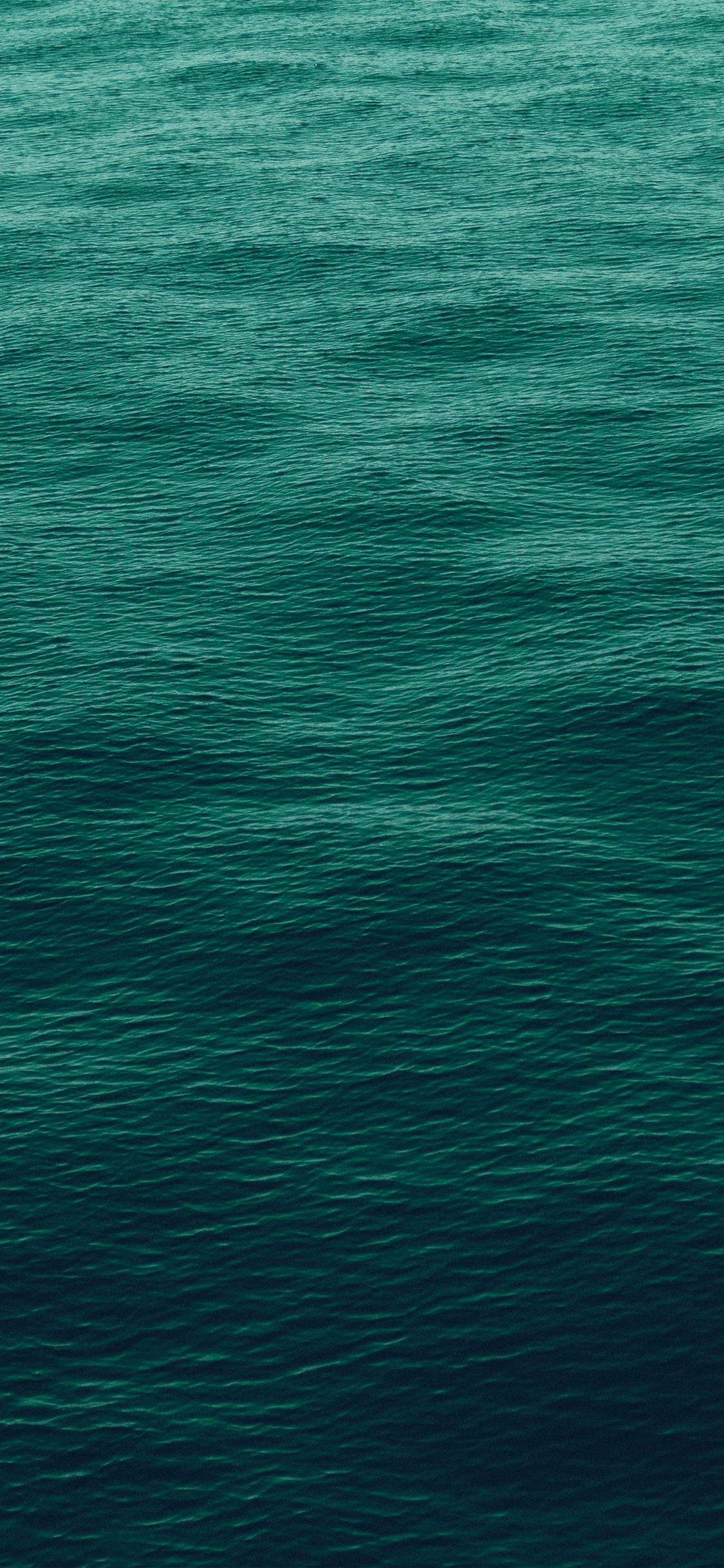 Wave Green Ocean Sea Blue Pattern Wallpaper