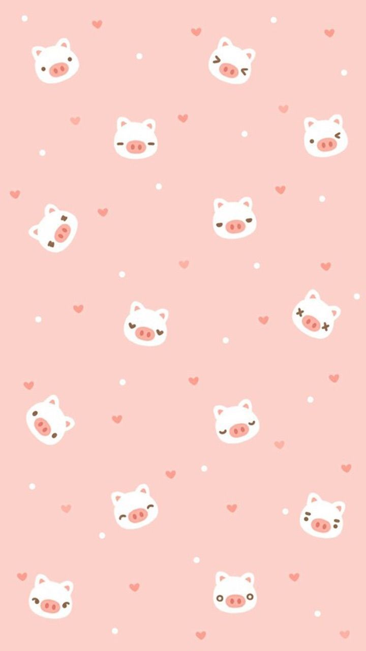 pig #wallpaper #cute. Cute pastel wallpaper, Pig wallpaper, Wallpaper iphone cute