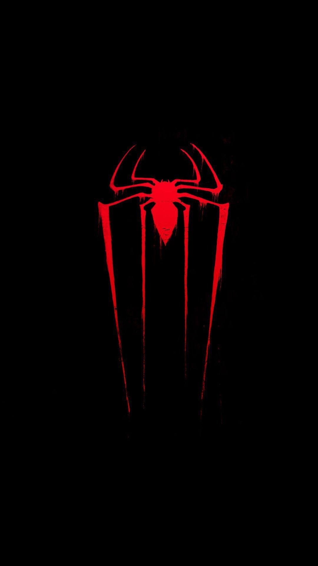 Spiderman Logo Amoled Wallpaper