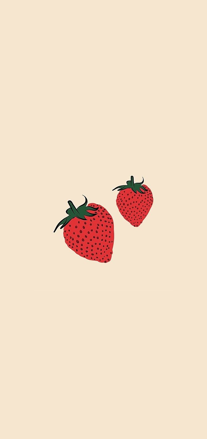 strawberry wallpaper Tumblr posts