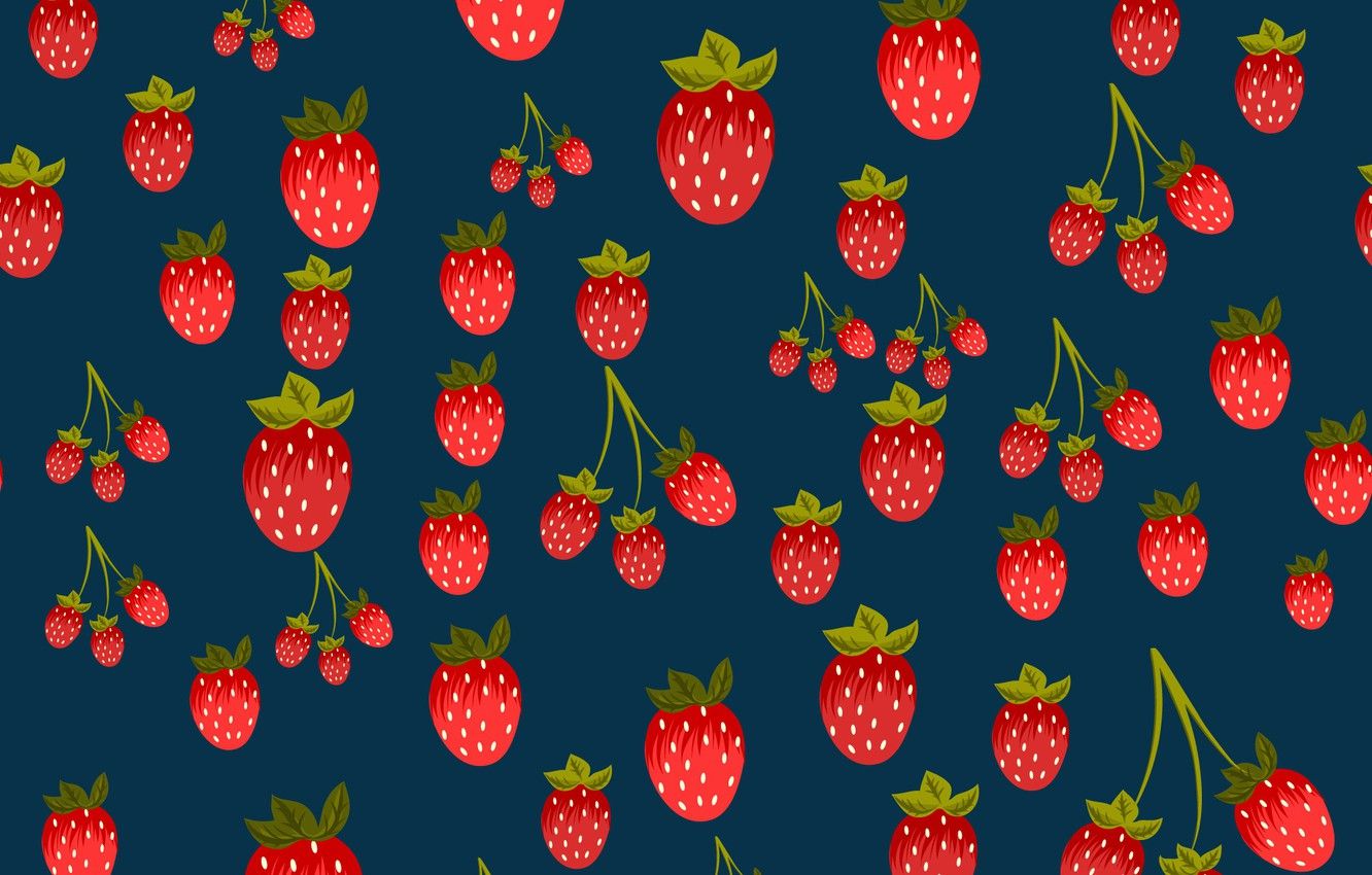 Cute Strawberry Wallpaper - Photos