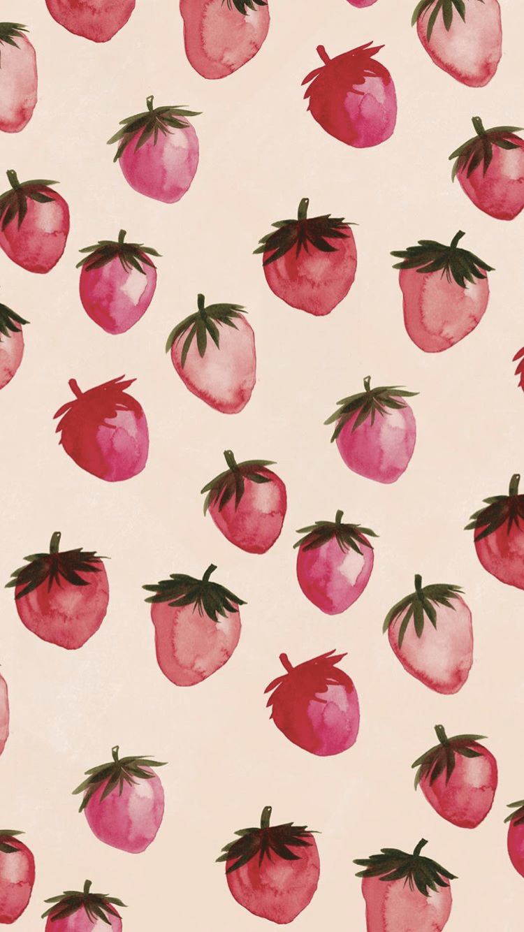 Strawberry Aesthetic Wallpaper