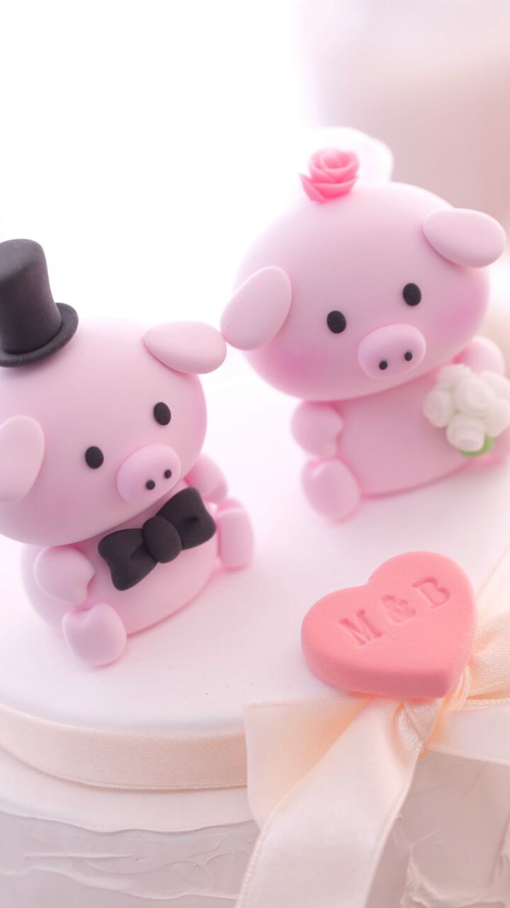 art, background, beautiful, beauty, cake, couple, decor, design, food, kawaii, miniature, pastel, photography, pig, piggy, pigs, souvenir, still life, style, sweets, toys, wallpaper, we heart it, pastel pink, pastel color, pastel art