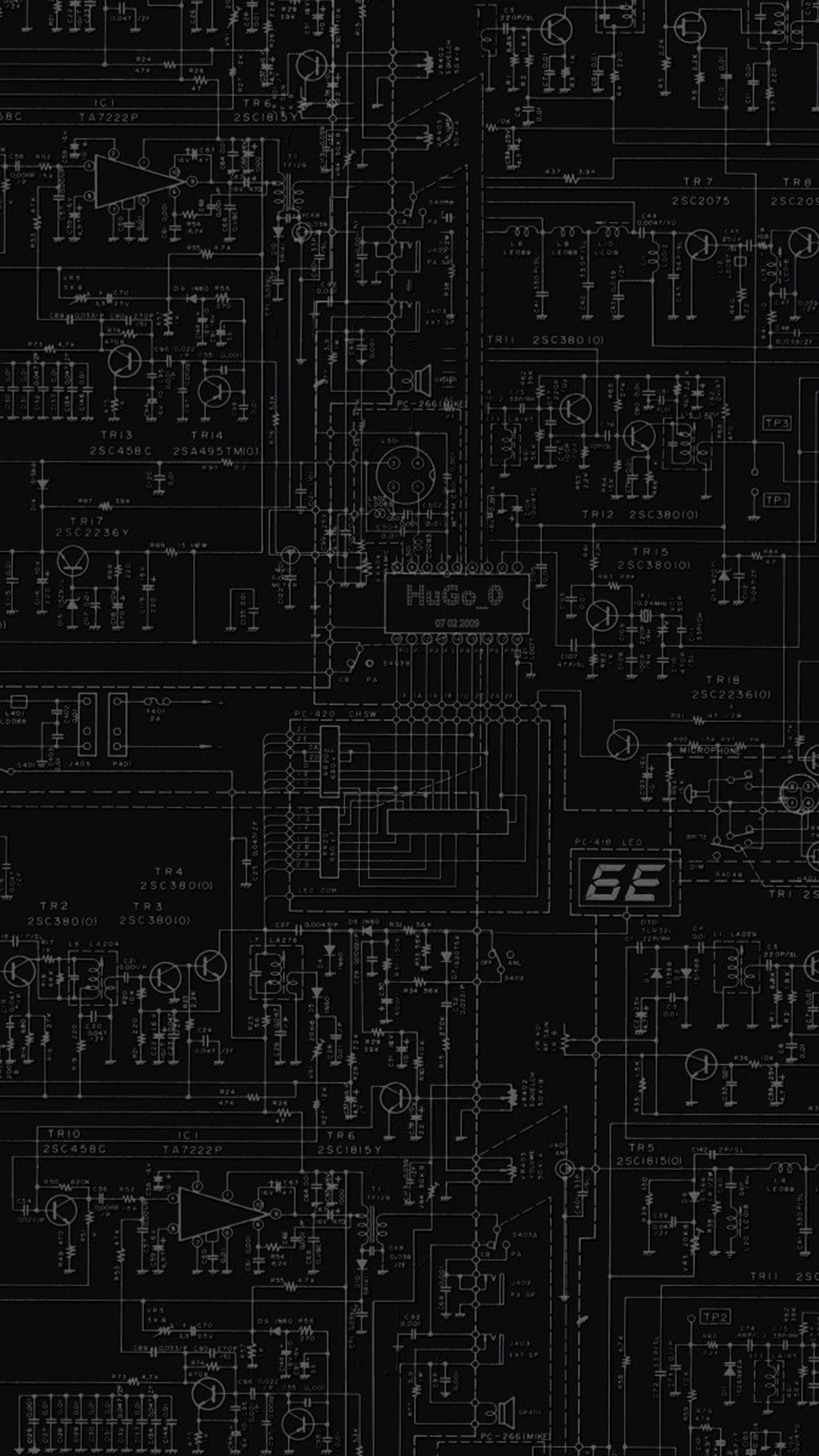 iPhone Circuit Board Wallpaper