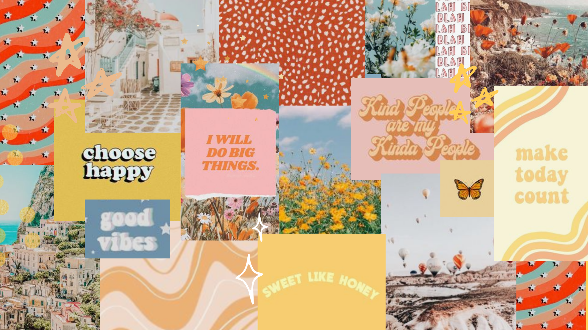 Desktop background aesthetic collage. Cute desktop wallpaper, Aesthetic desktop wallpaper, Desktop wallpaper art