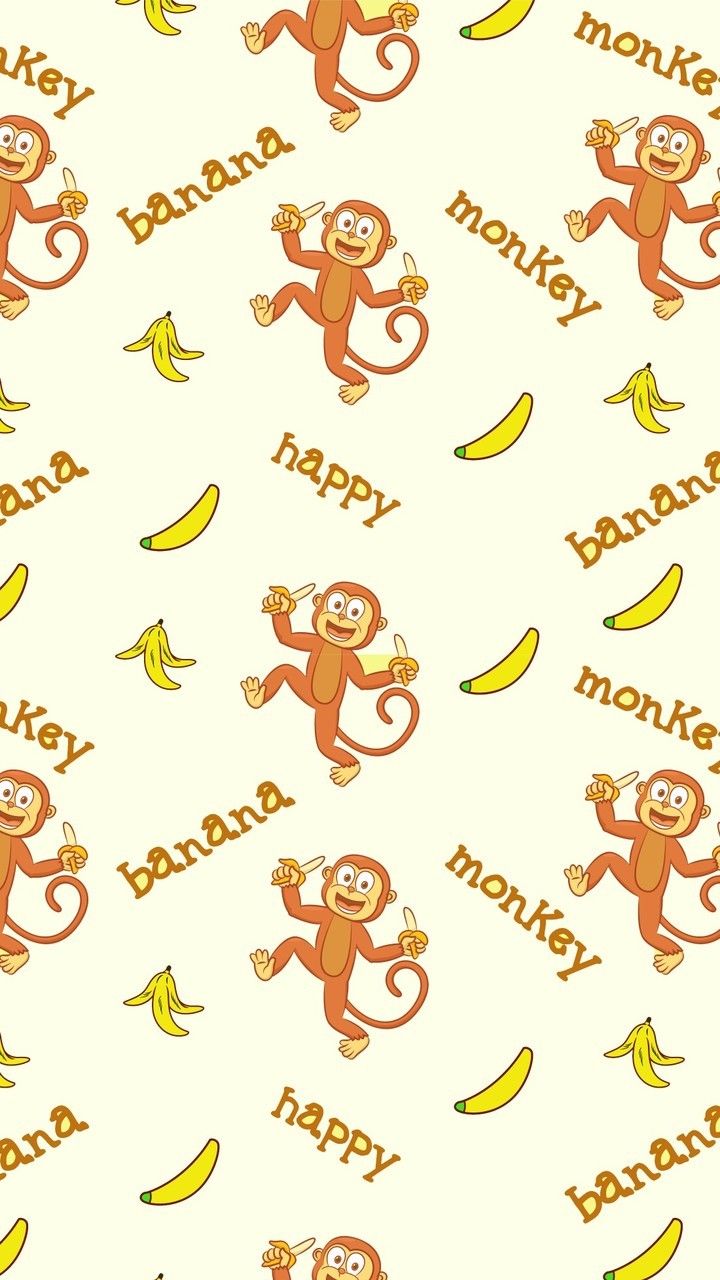 animals, art, background, banana, beautiful, beauty, cartoon, colorful, cute animals, design, drawing, fashion, fashionable, illustration, inspiration, kawaii, luxury, marmoset, monkey, pastel, pattern, patterns, pretty, texture, wallpaper, wallpaper, w
