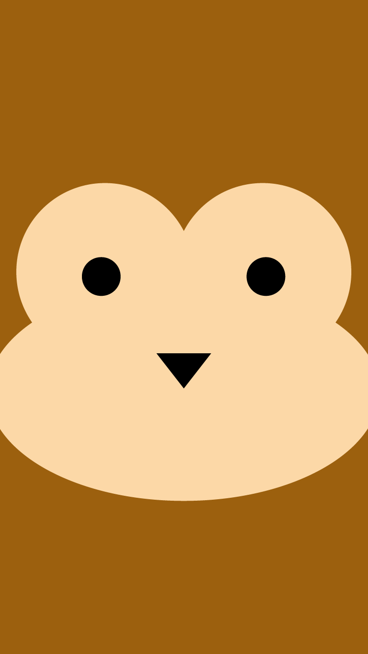 cute cartoon monkey wallpaper