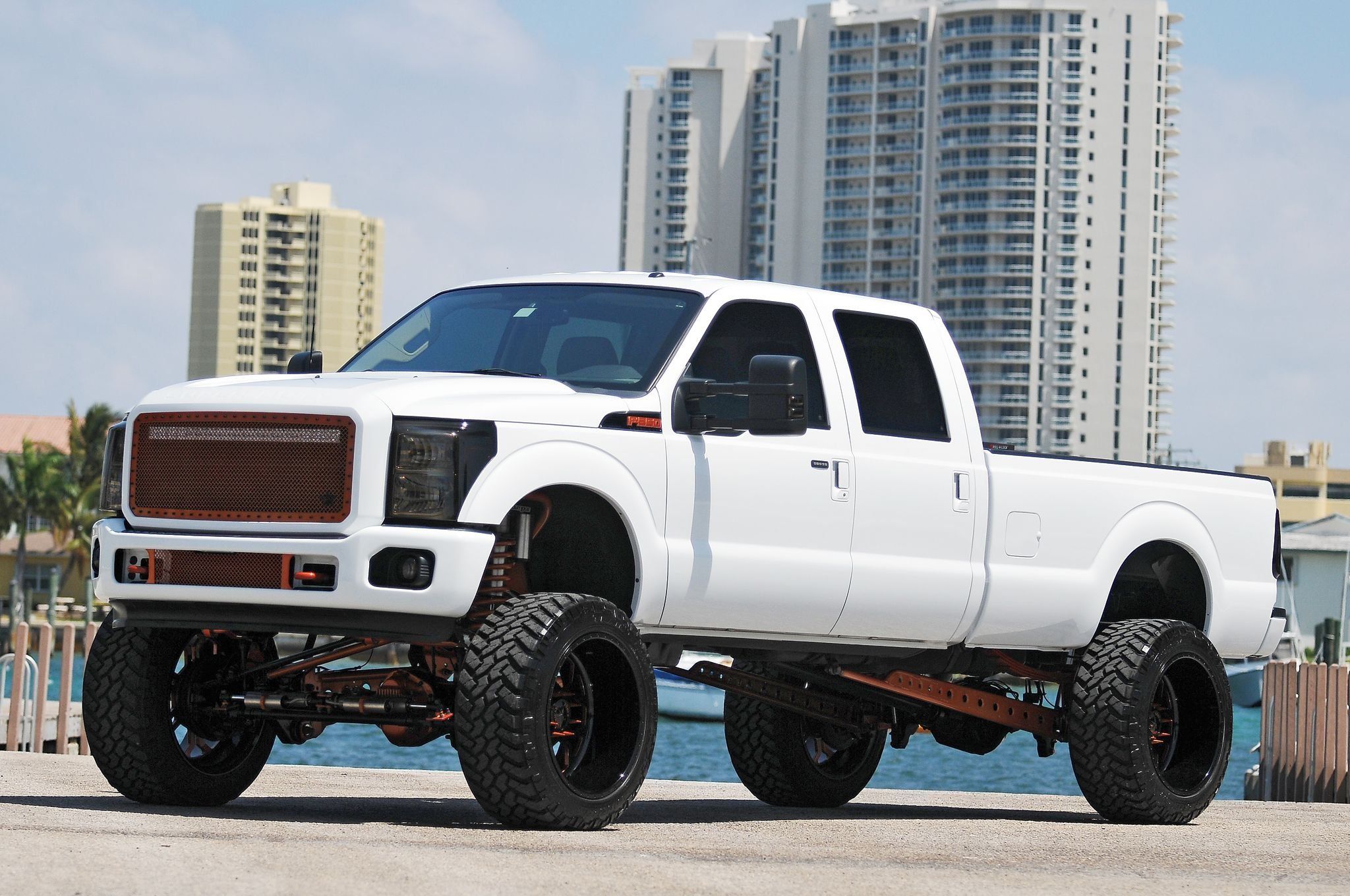 Ford, F Super, Duty, Pickup, 4x Custom, Tuning, F350 Wallpaper HD / Desktop and Mobile Background