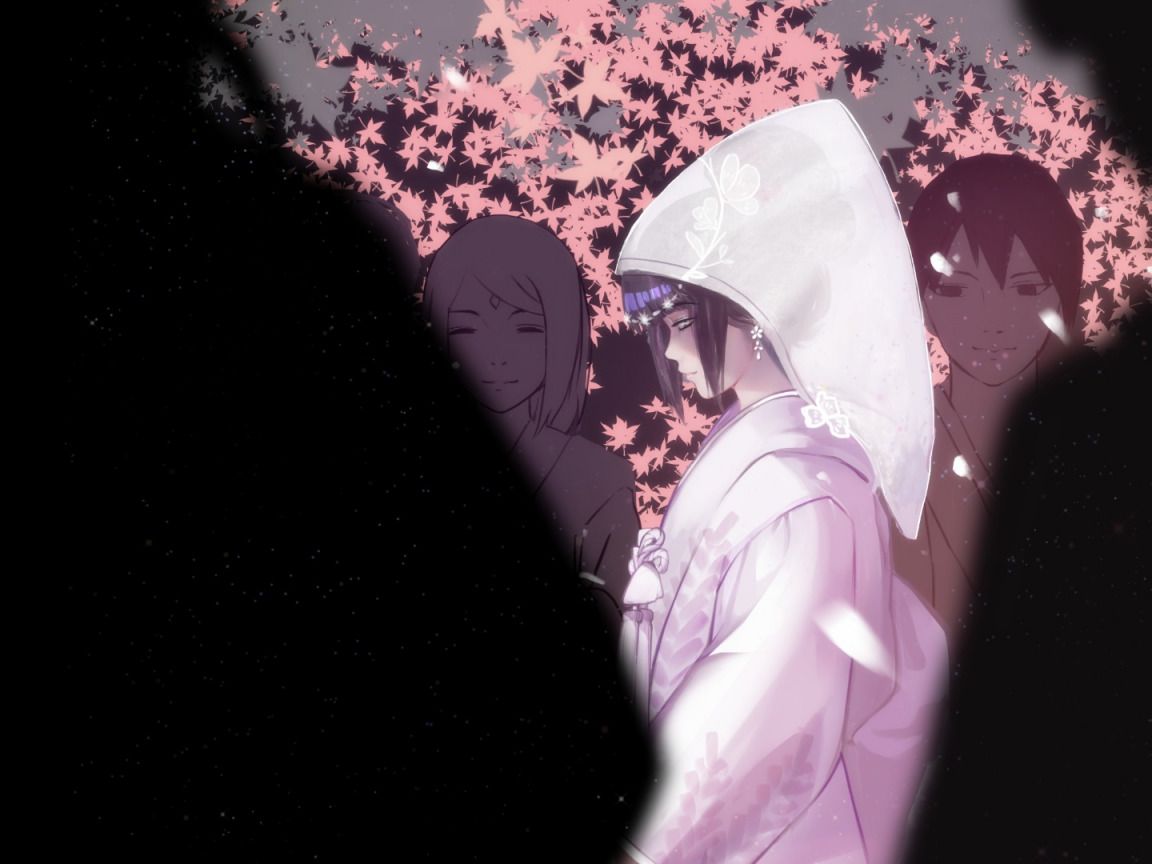 Download wallpaper girl, Sakura, naruto, art, wedding, Sai, Hinata Hyuga, by ninety book, section other in resolution 1152x864