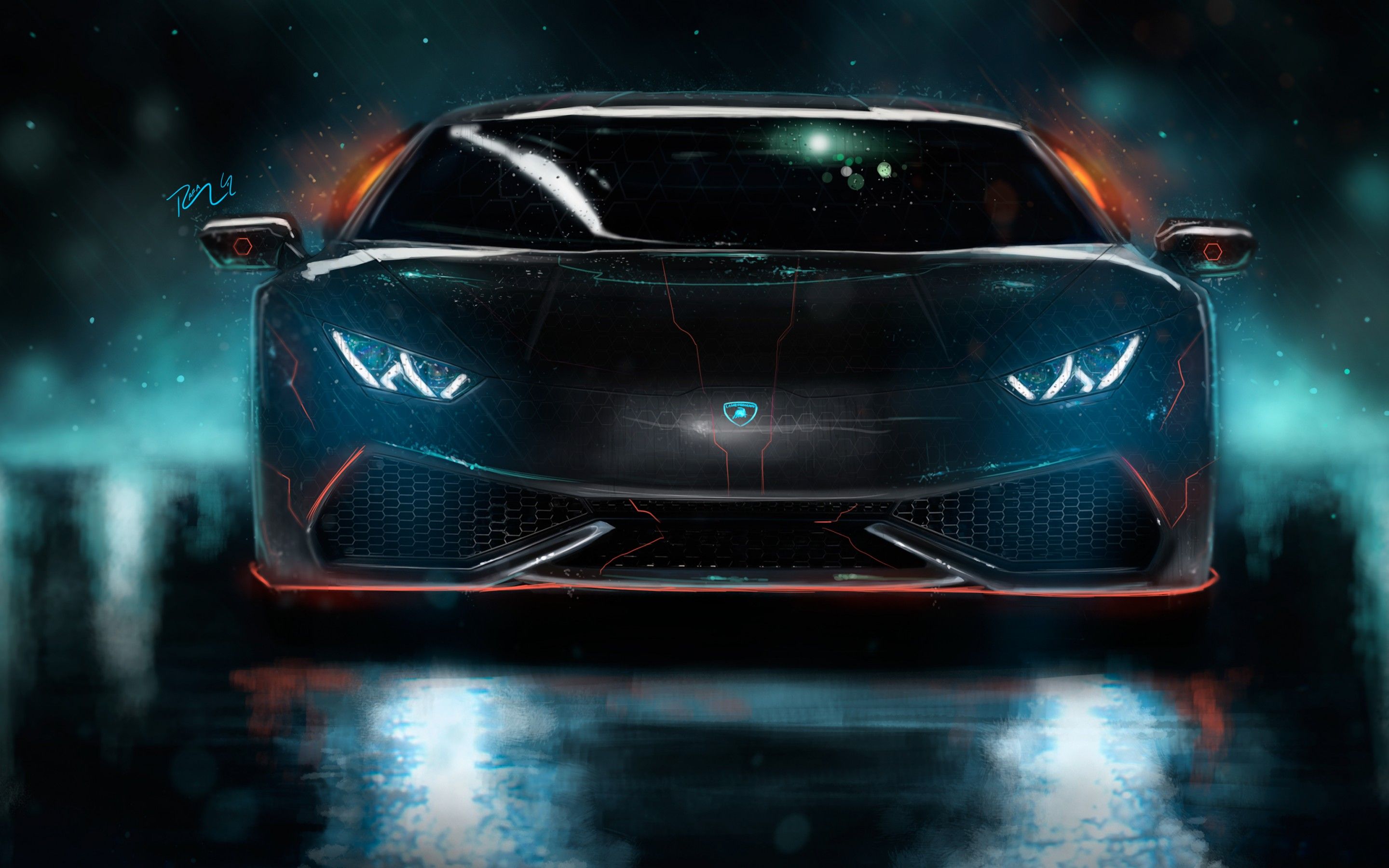 Neon Lambo Wallpapers Wallpaper Cave