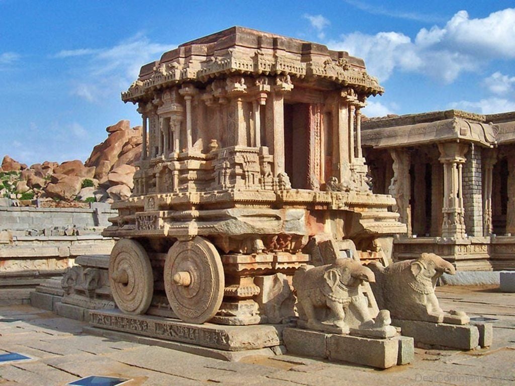 Stone Chariot At Vittala Temple, Hampi