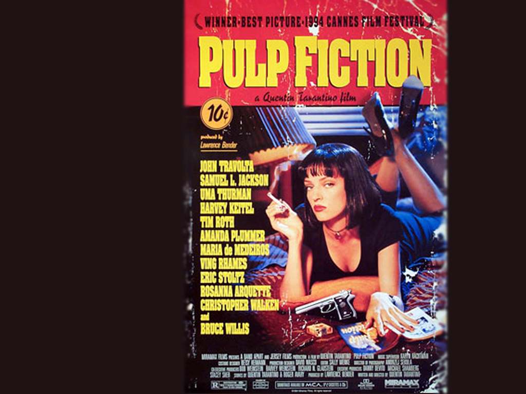 Pulp Fiction posters wallpaper