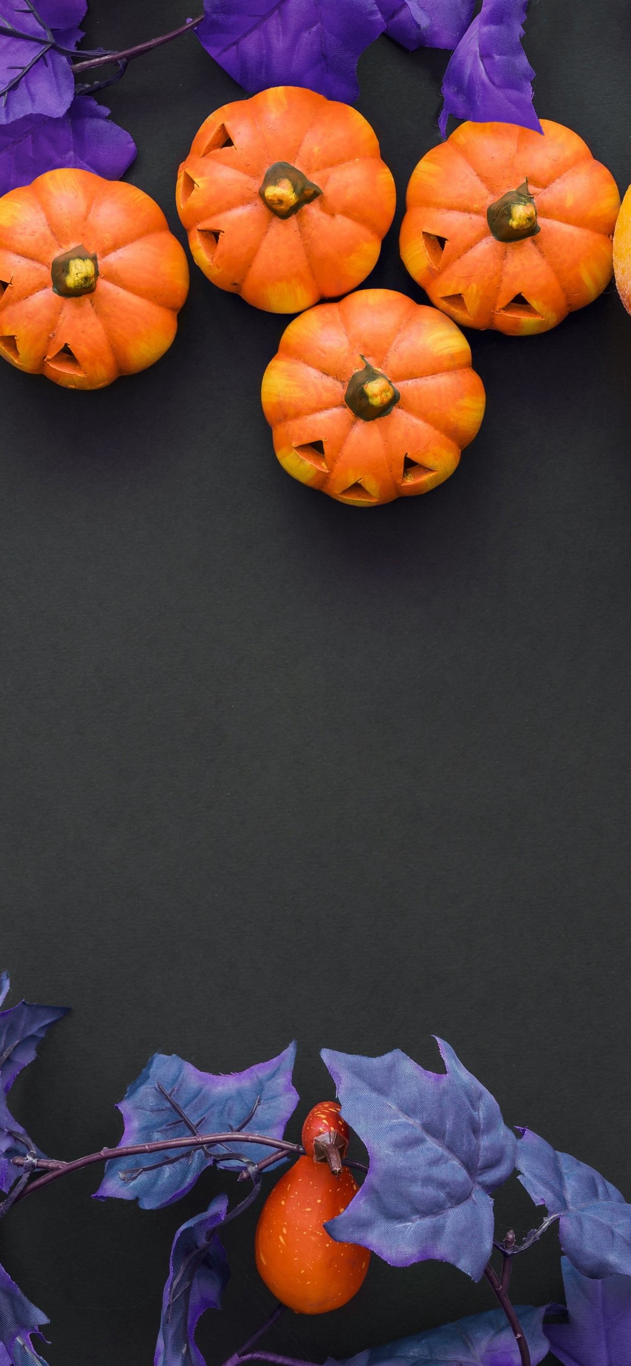 Halloween, Pumpkin, Berries, Decoration 1242x2688 IPhone 11 Pro XS Max Wallpaper, Background, Picture, Image