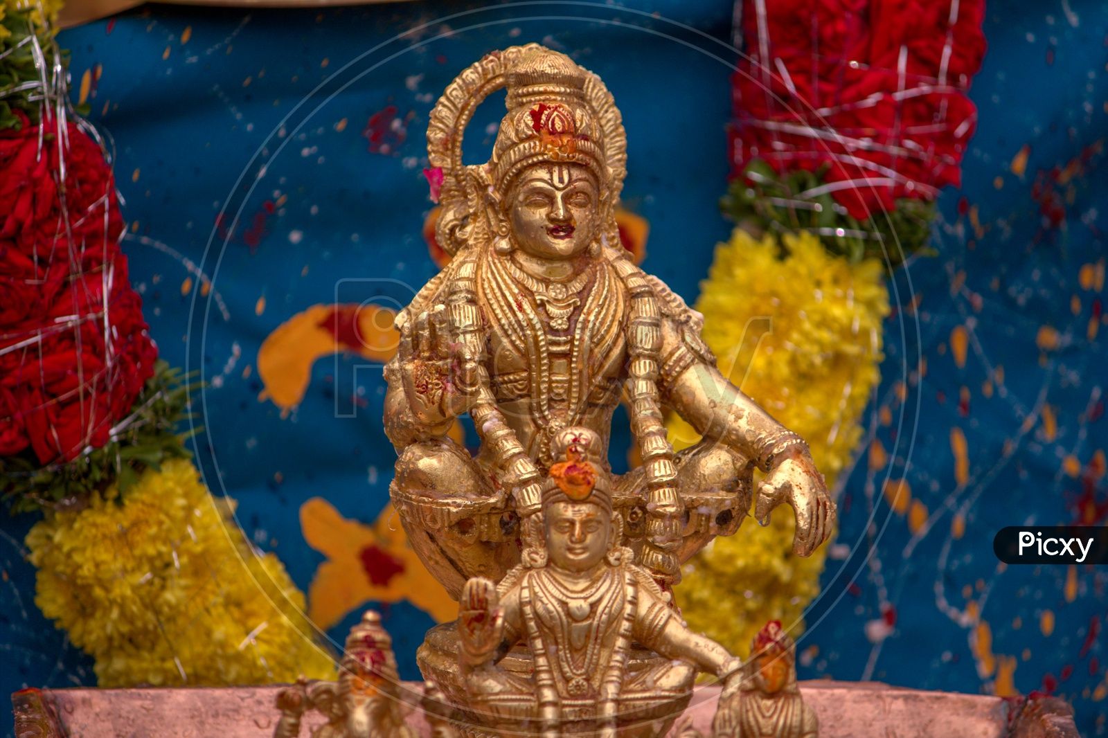 Image Of Ayyappa Swami Idol In Ayyappa Swami Pooja GD589207 Picxy