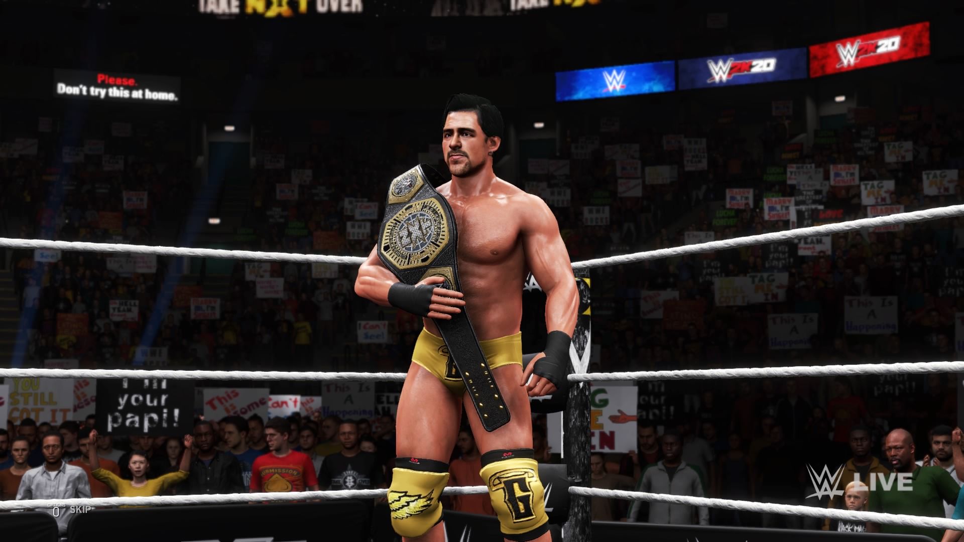 NXT Cruiserweight Championship is now available PS4 CC tags NXT, 205 Live, AMANTETHEGOD let me know how you guys like it or dislike it and credit to Ryeedee for Angel Garza shown