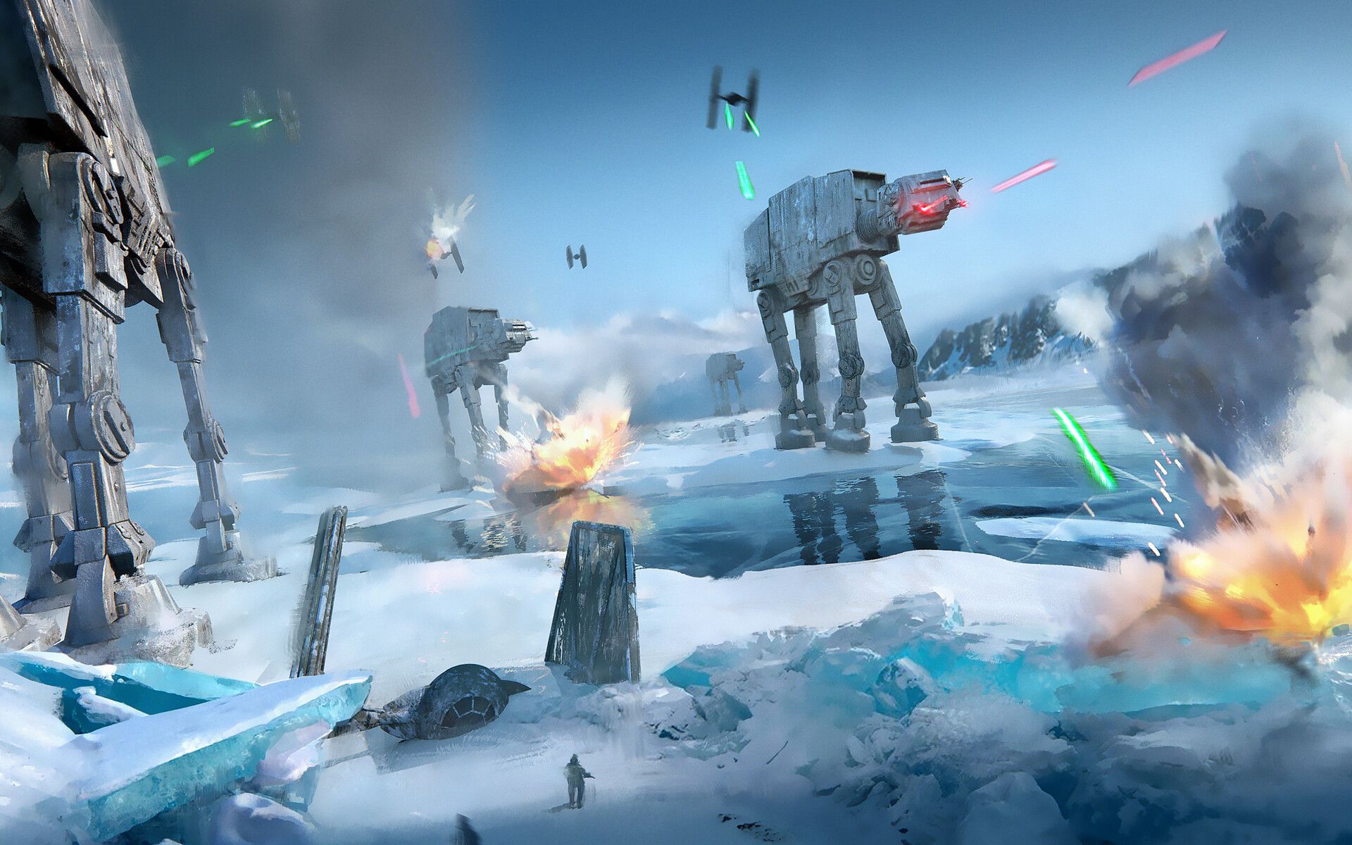 Battle Of Hoth Wallpapers - Wallpaper Cave