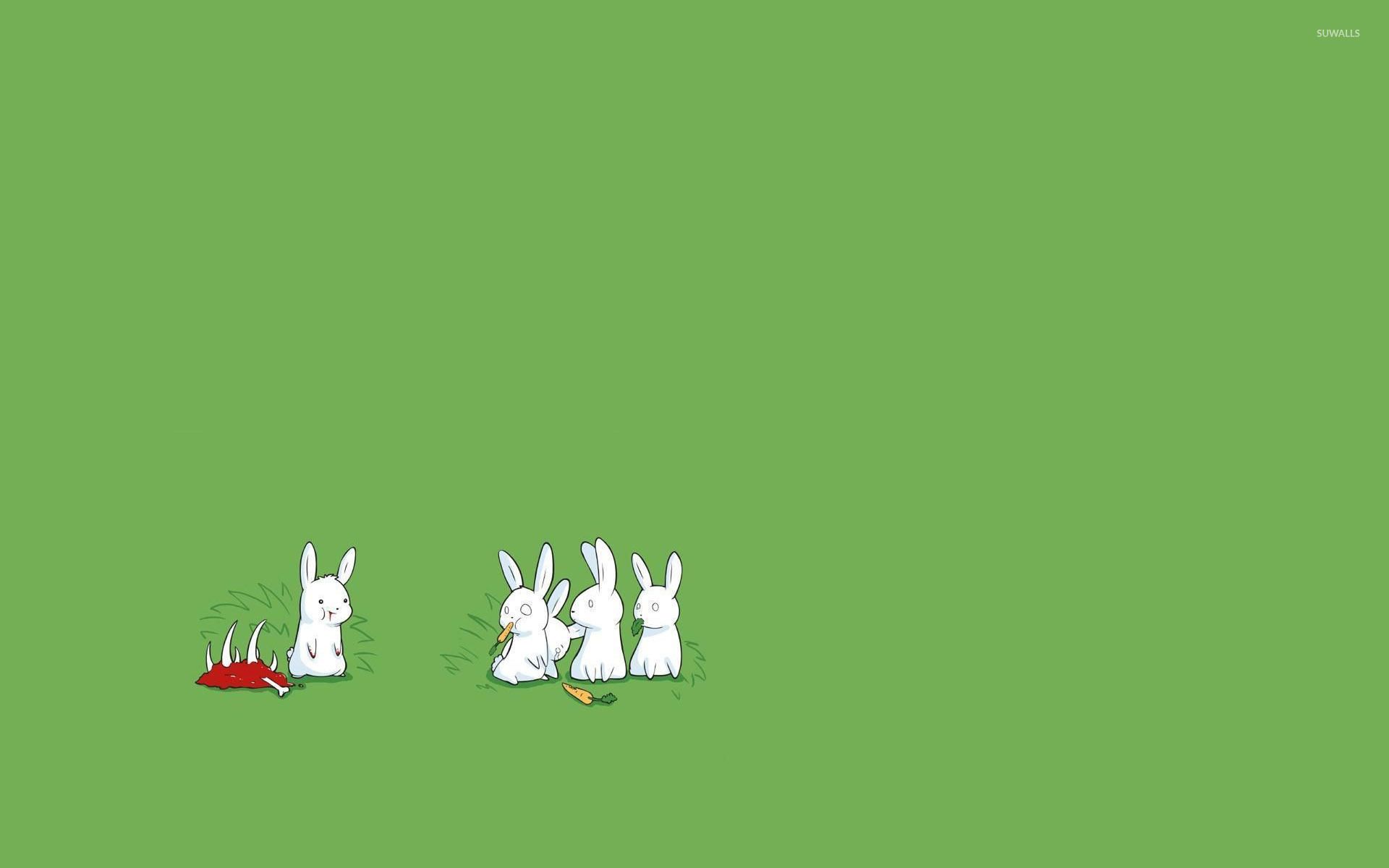 Funny Rabbit Wallpaper