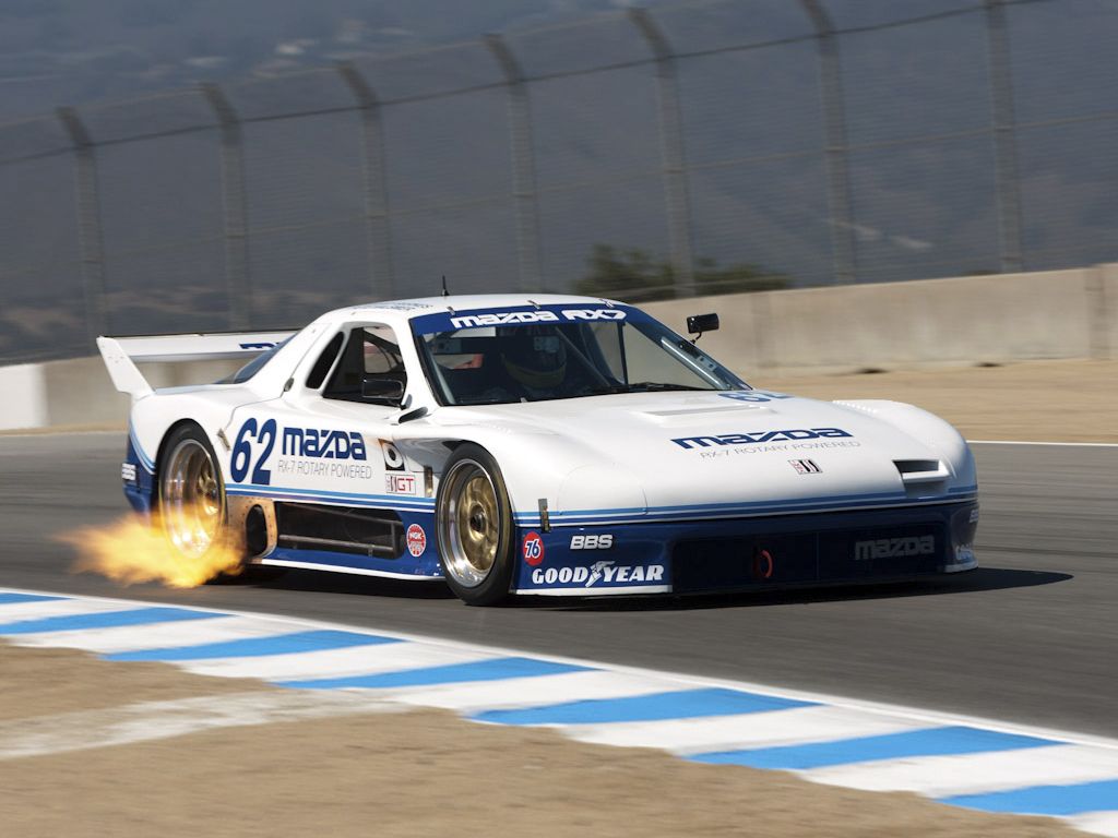 Video: Onboard A Flame Spitting, Four Rotor IMSA RX 7!`