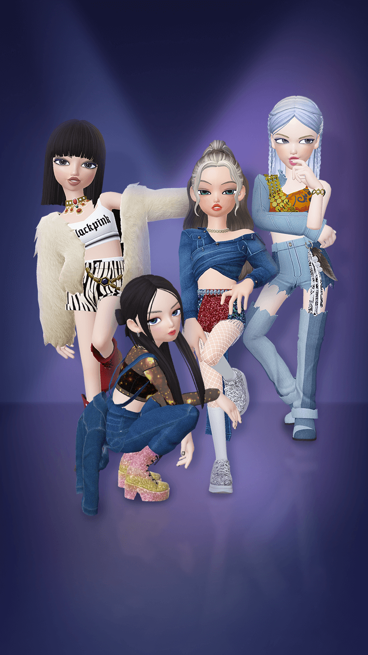 zepeto Global. Blackpink, Blackpink video, Cute drawings