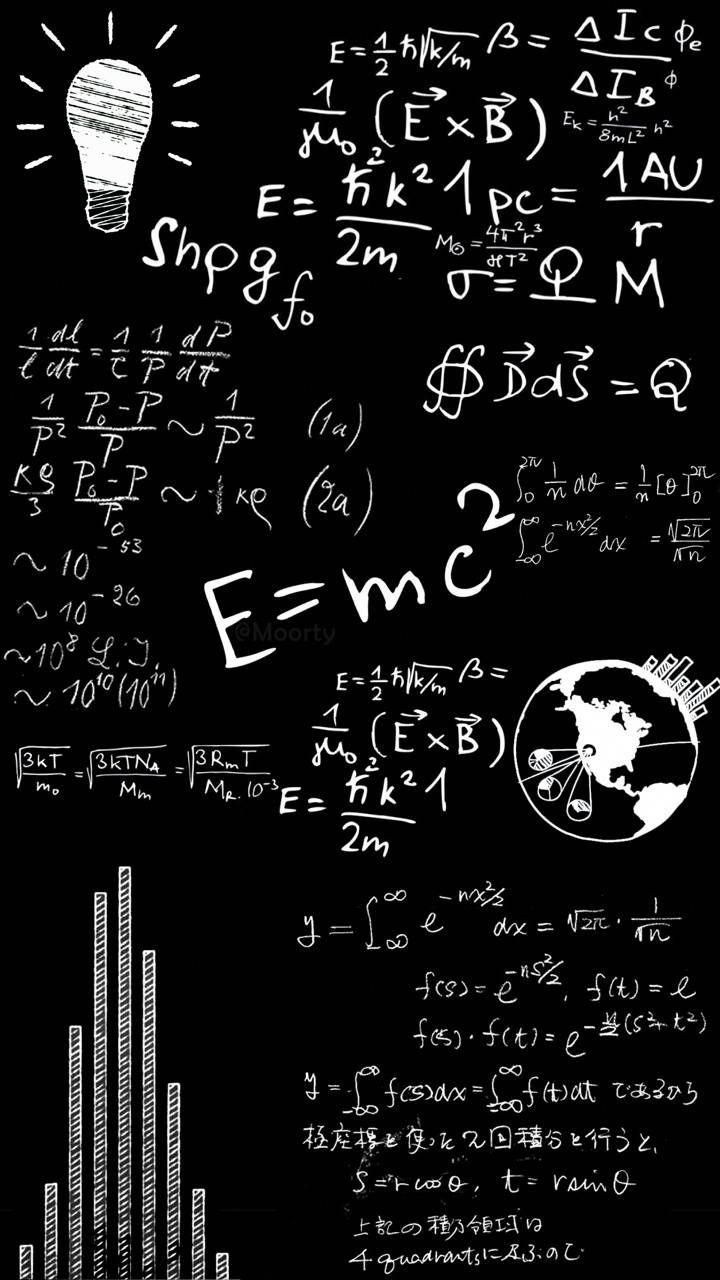 Download Blackboard Wallpaper by Mooorty now. Browse millions of popular beautiful Wallpaper and. Math wallpaper, Black wallpaper, Physics
