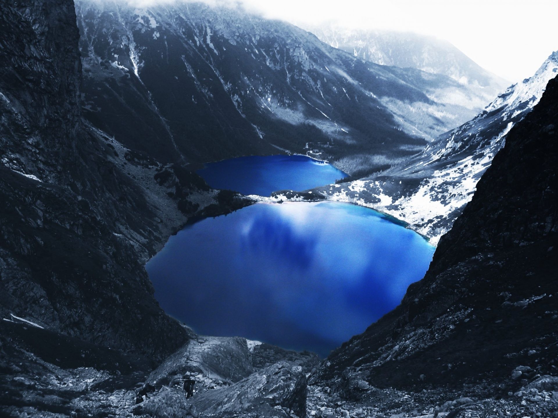 Blue Lake Mountains wallpaper. Blue Lake Mountains