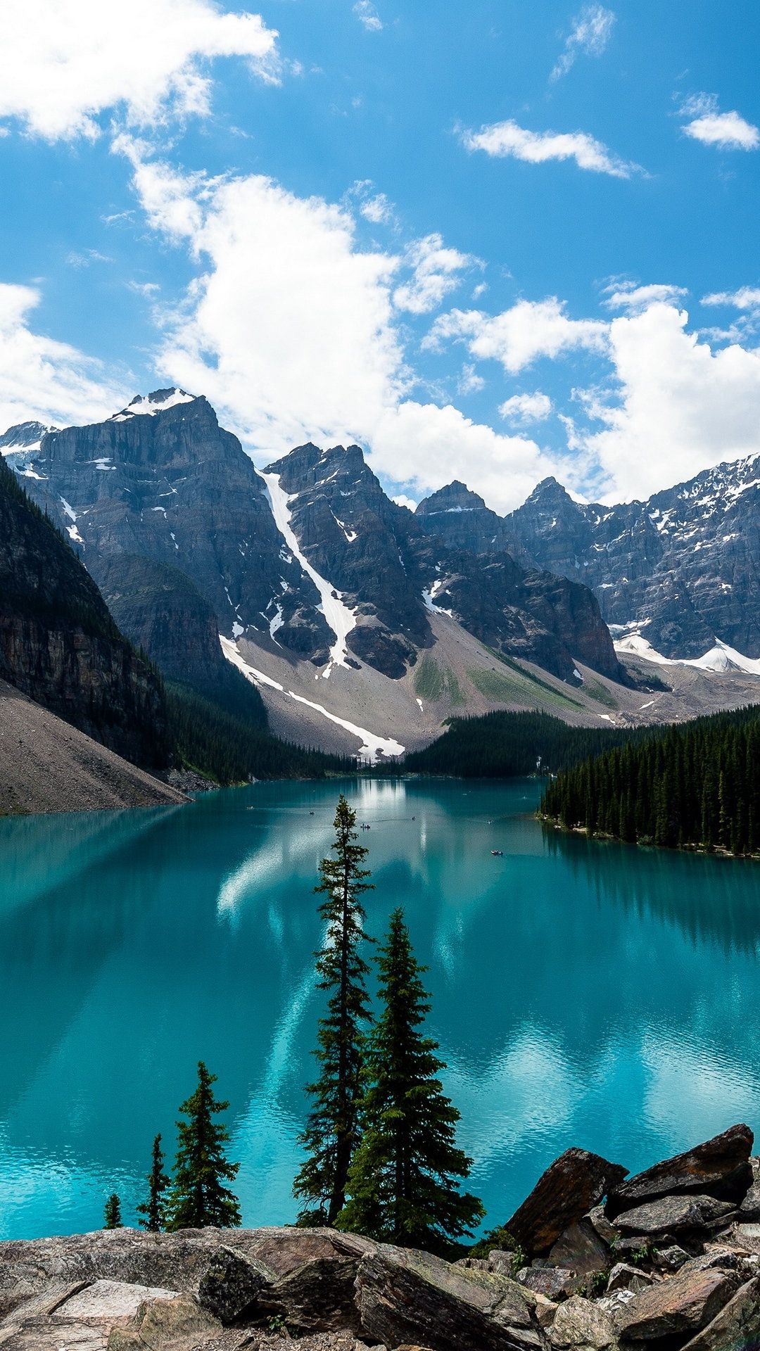 Mountains Lake Tops Wallpaper - [1080x1920]