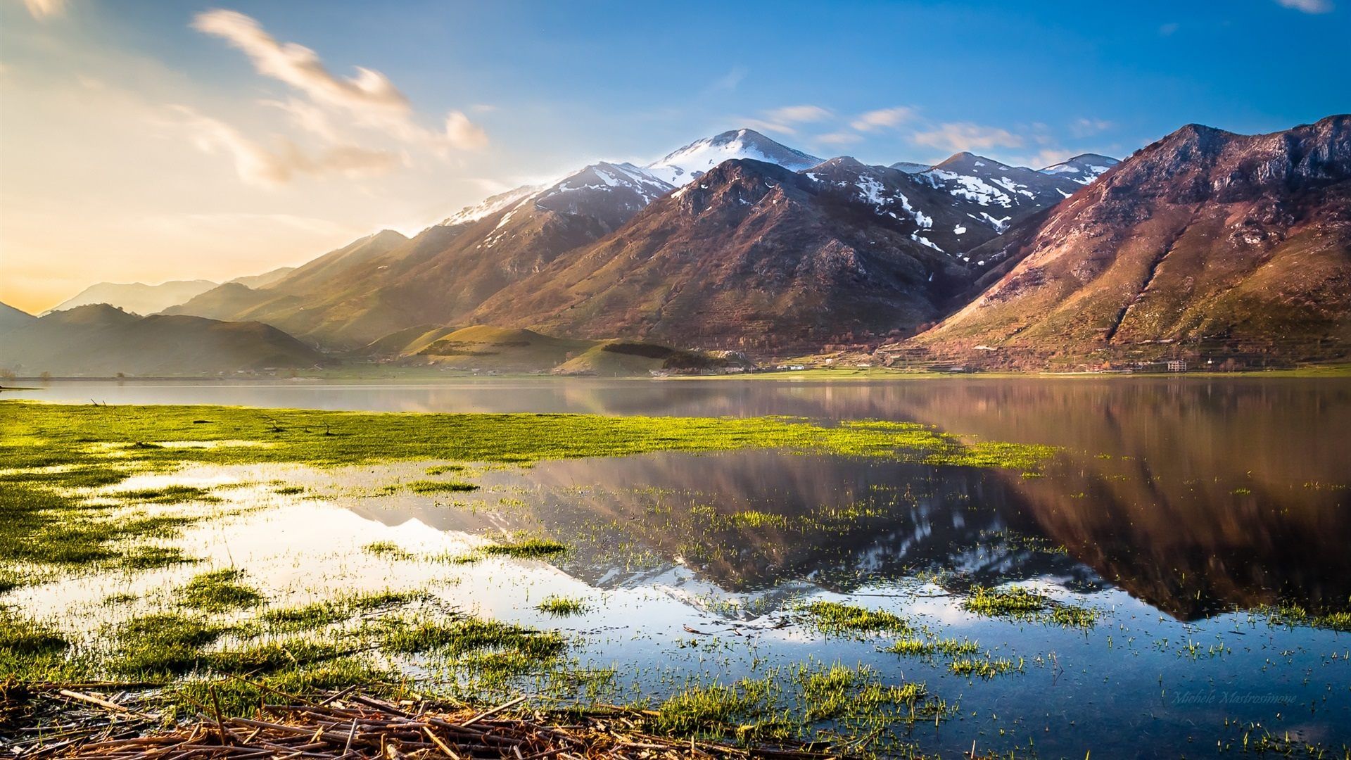 Lakes And Mountains Wallpaper HD HD Wallpaper