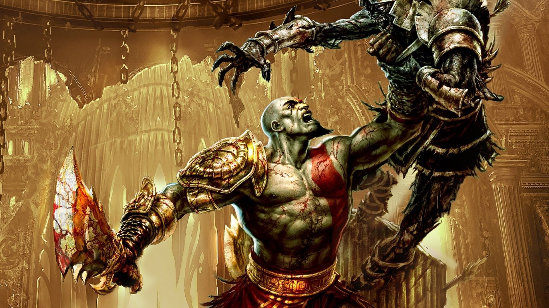 God of War, Kratos HD Wallpaper & Background • 15555 • Wallur
