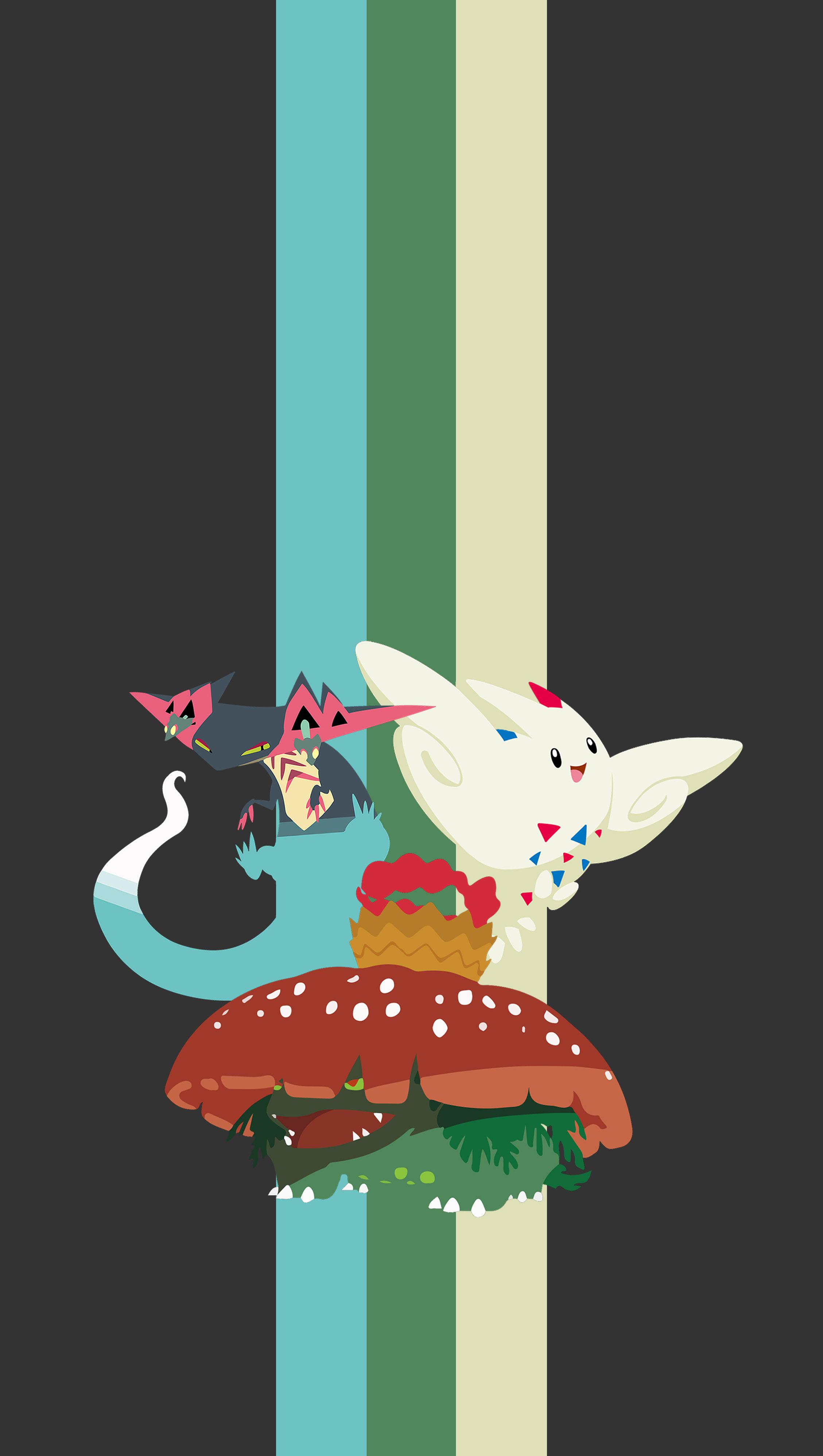 OC Pokemon minimalist iphone wallpaper, ft. Togekiss, Dragupult and Gmax Venusaur. If you have a look on my profile you'll see some I have allready done. I am looking for suggestions for