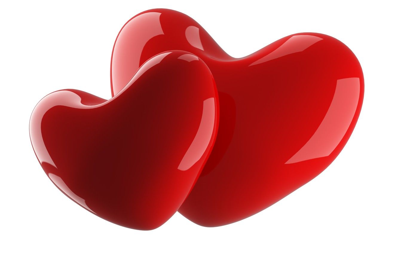 Wallpaper love, red, heart, symbol image for desktop, section рендеринг