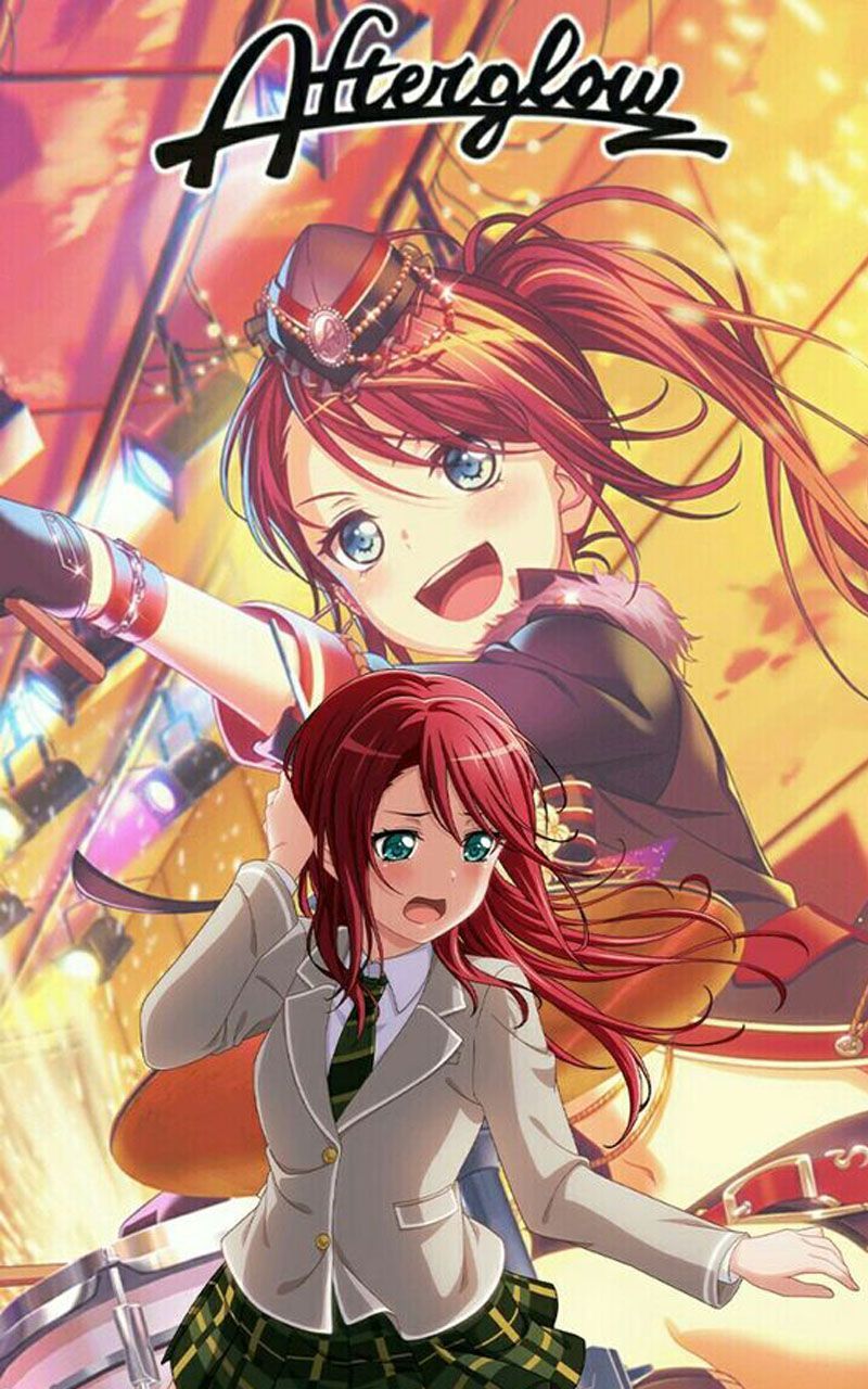 Afterglow Bandori, bangdrieam girl band.com. Girl bands, Anime, Tomoe