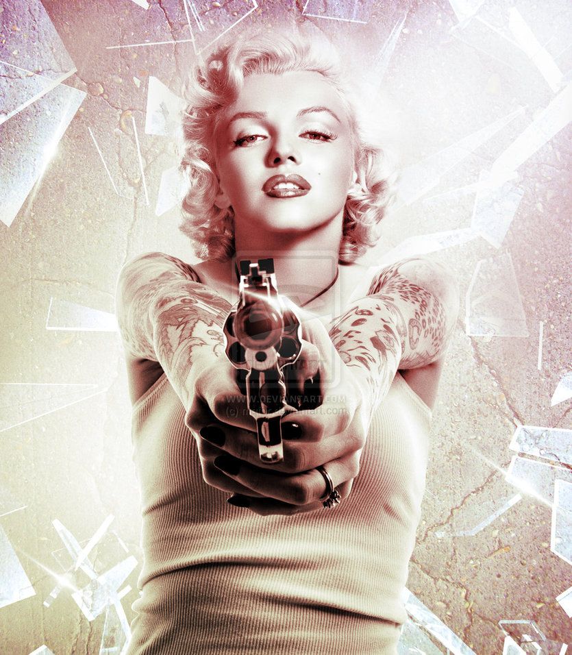 Thug Marilyn Wallpaper