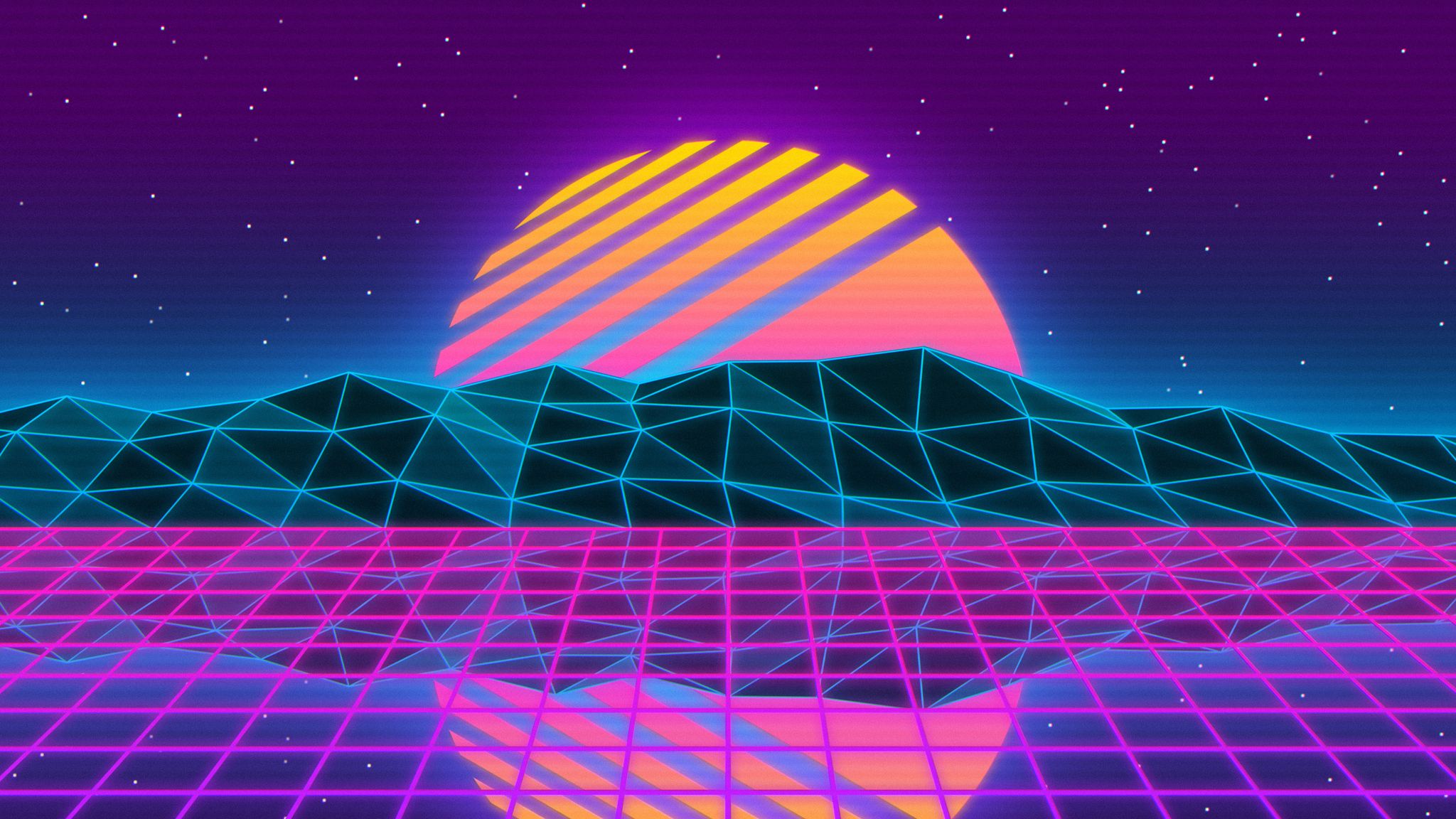 Vaporwave 2048x1152 Resolution HD 4k Wallpaper, Image, Background, Photo and Picture