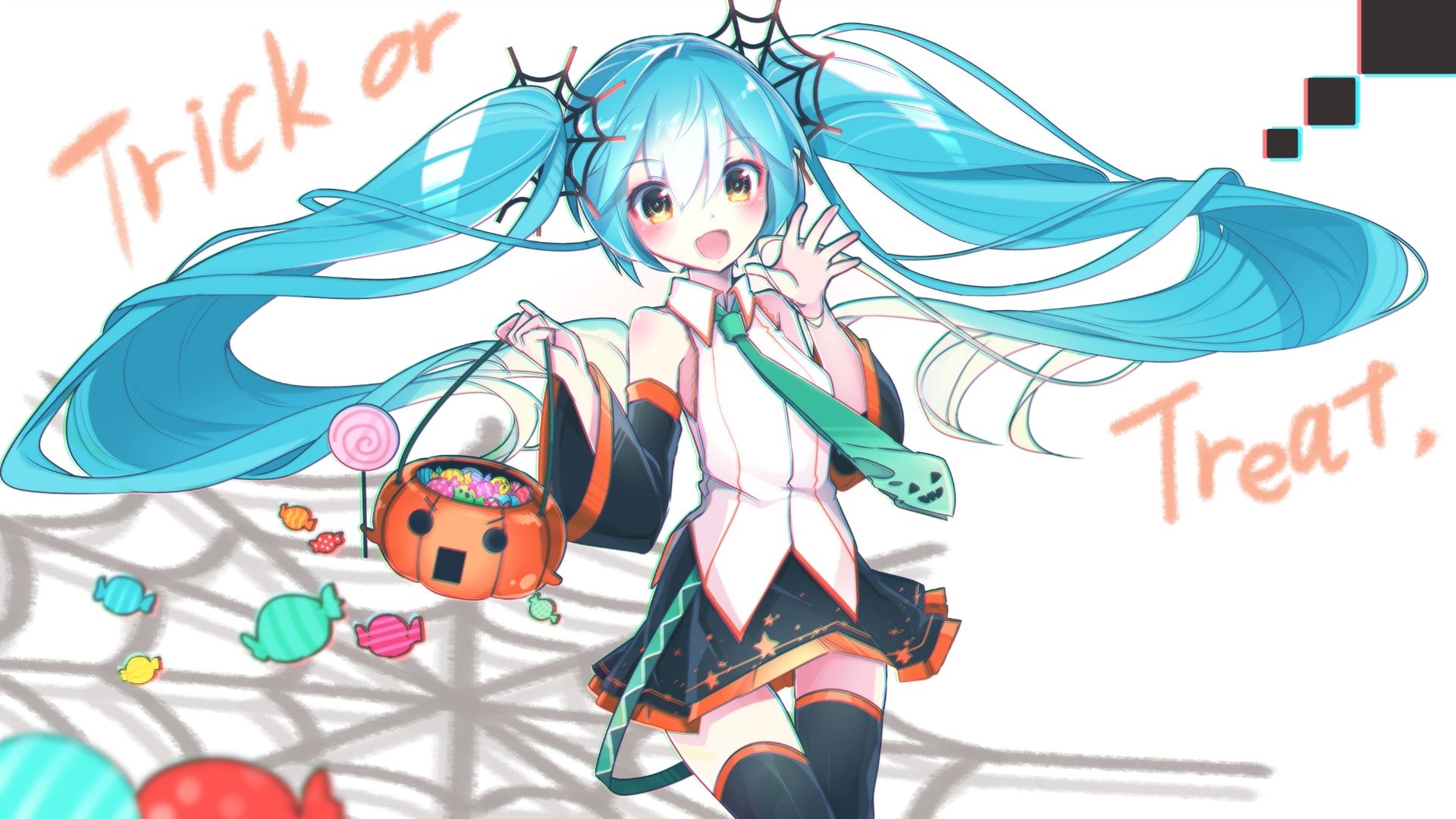 It's a bit late for Halloween but I hope you like this Miku Wallpaper [1920x1080] & [2836x1828]