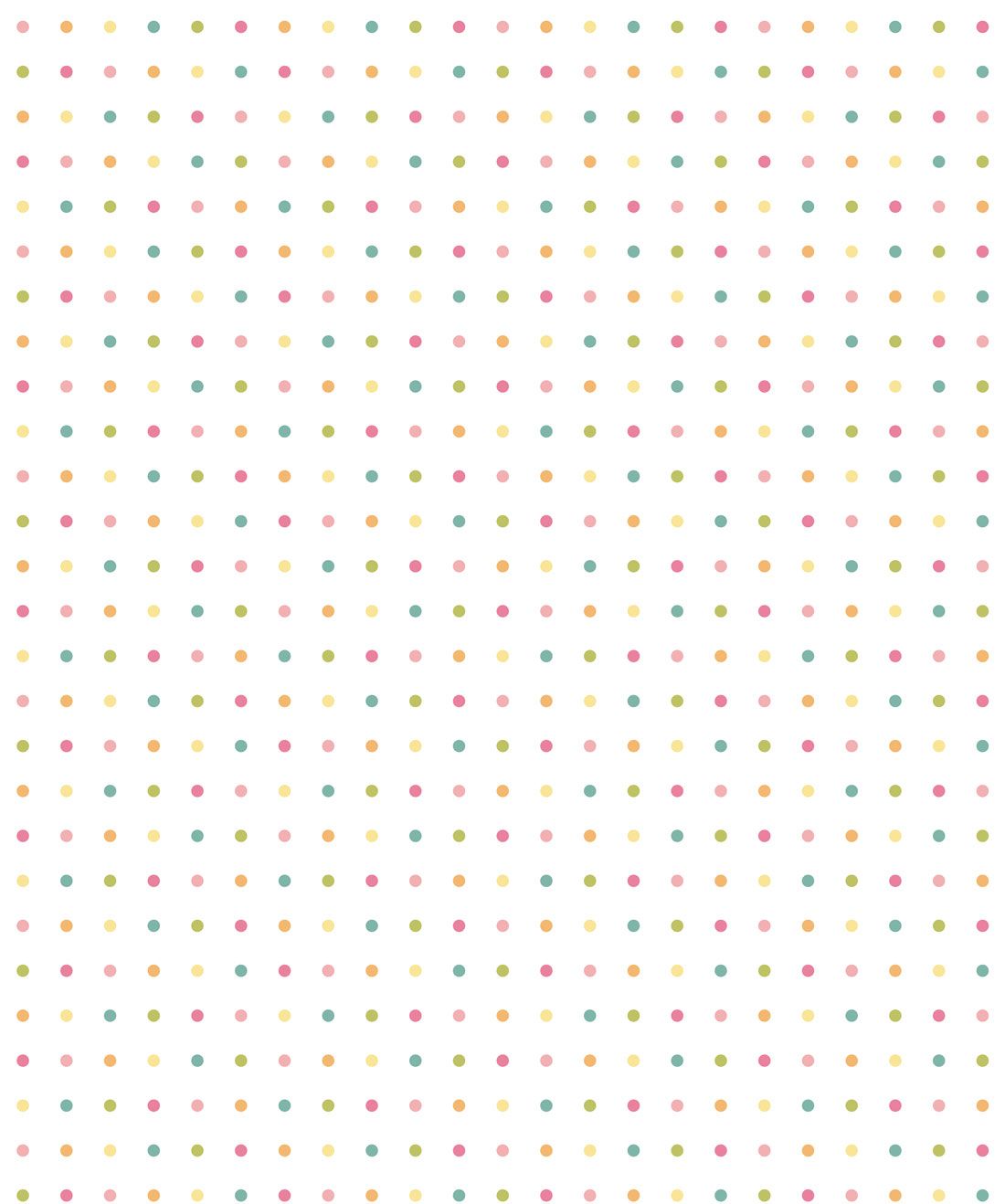 Candy Spots Wallpaper • Pastel Polka Dot Design