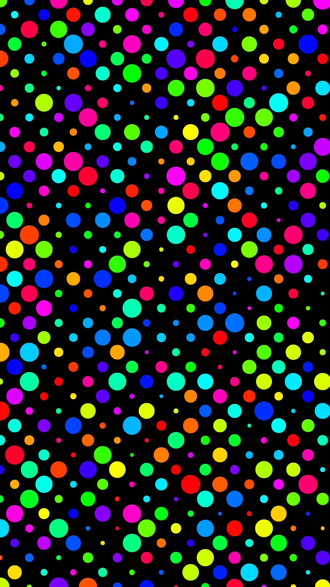 Colorful Polka Dot Wallpaper HD: iPhone, Android, Desktop