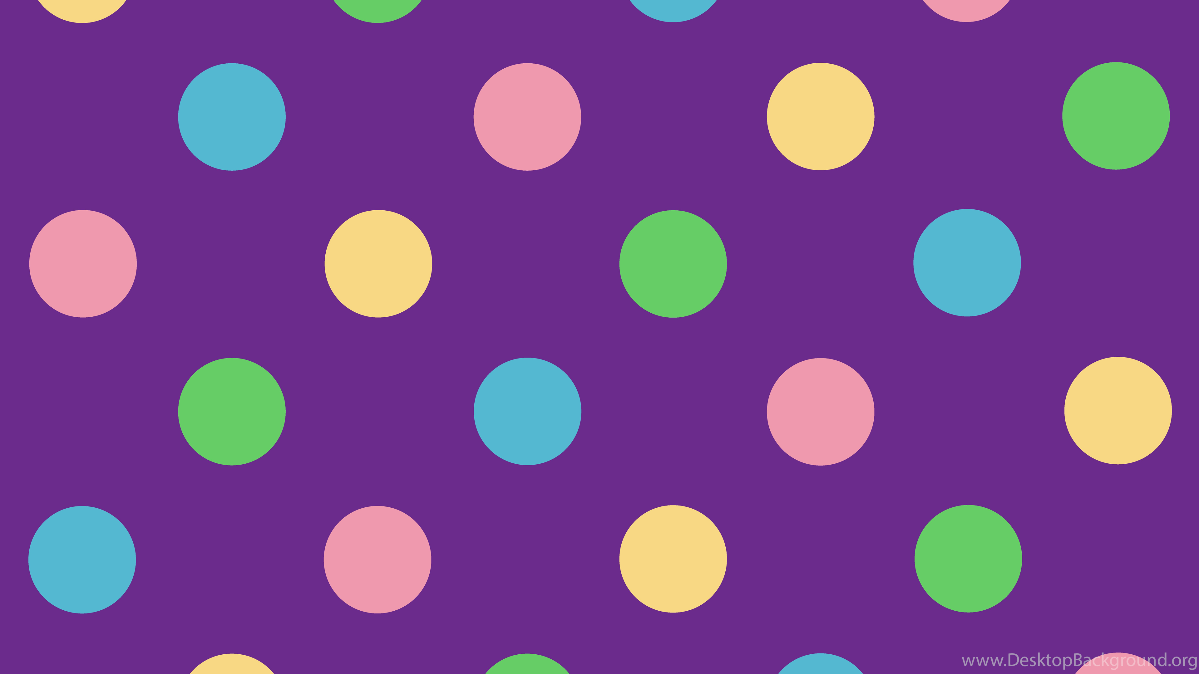 Rainbow Polka Dot Wallpaper Clipart.co Desktop Background