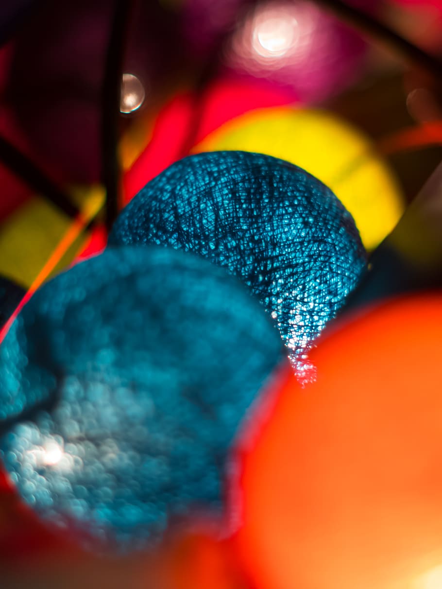 Balls, Christmas, Light, Party, Abstract, Colours, Full Wallpaper HD HD Wallpaper