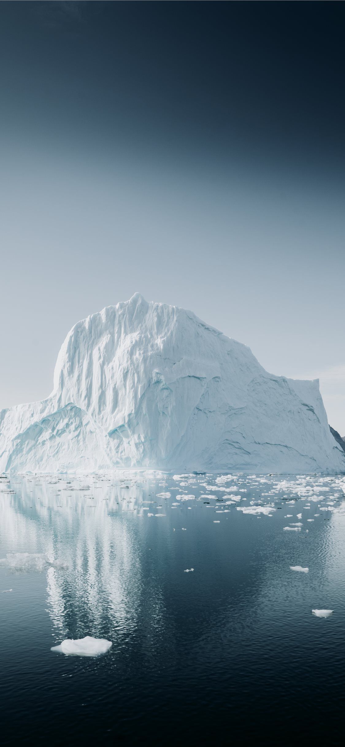 Arctic Iceberg reflected iPhone X Wallpaper Free Download