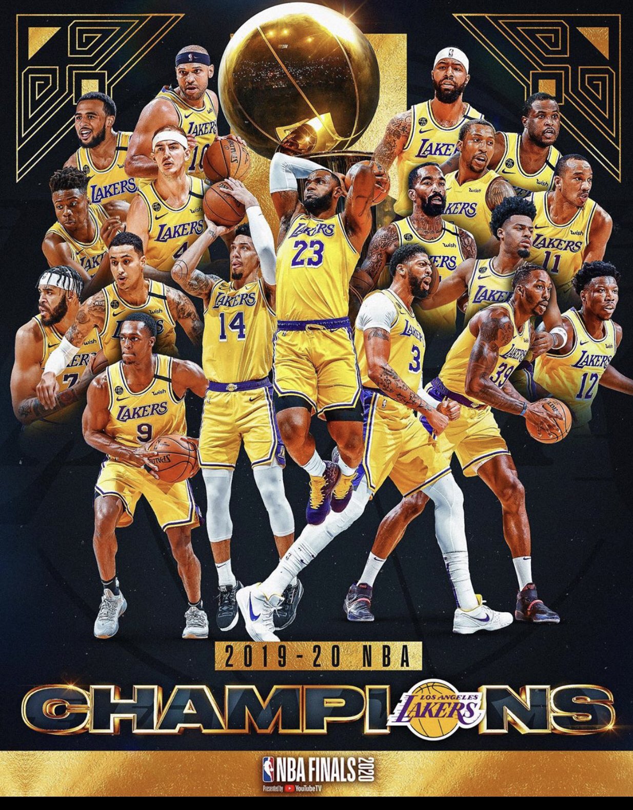 Los Angeles Lakers NBA Champions 2020 Wallpapers Wallpaper Cave