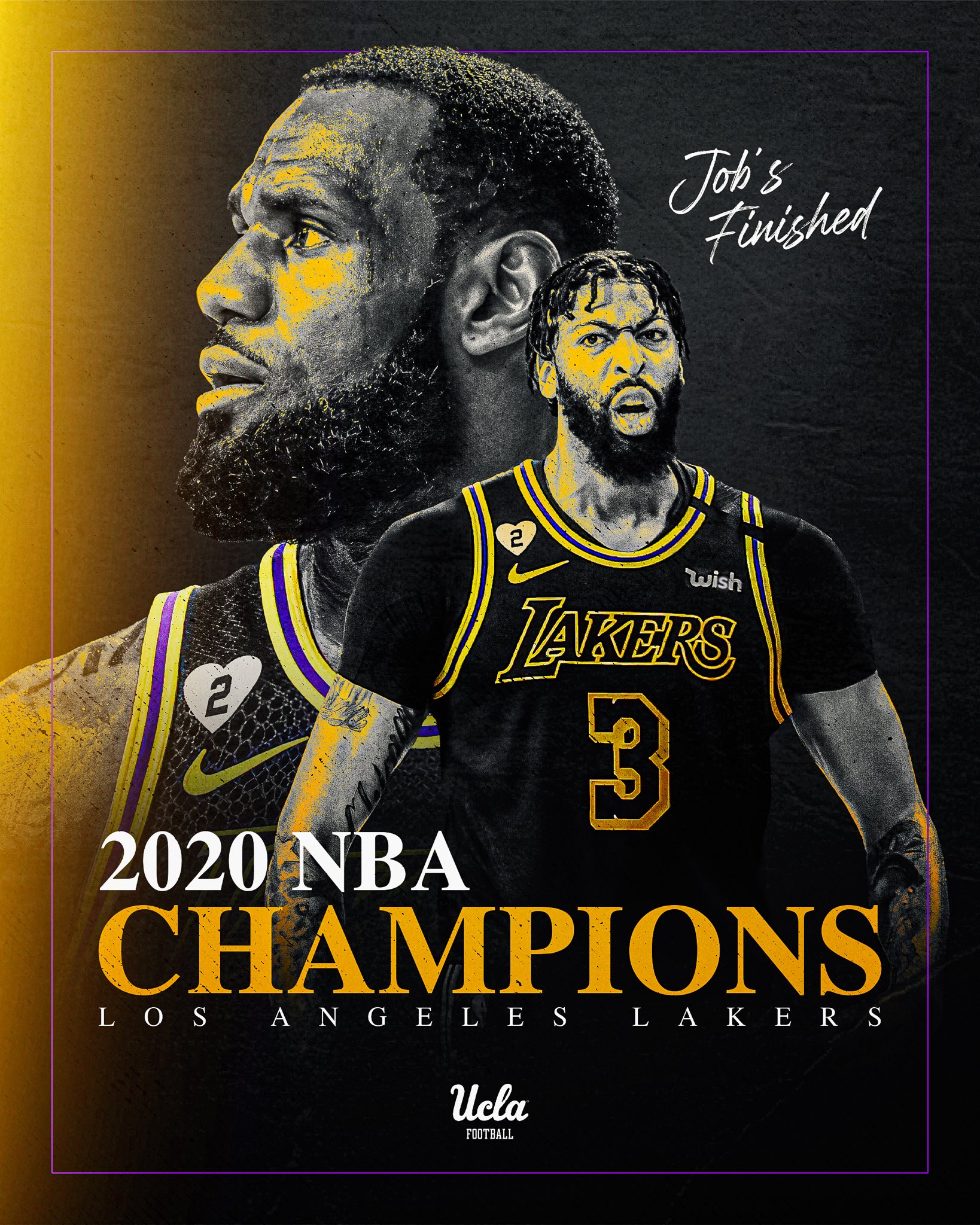 Los Angeles Lakers NBA Champions 2020 Wallpapers ...