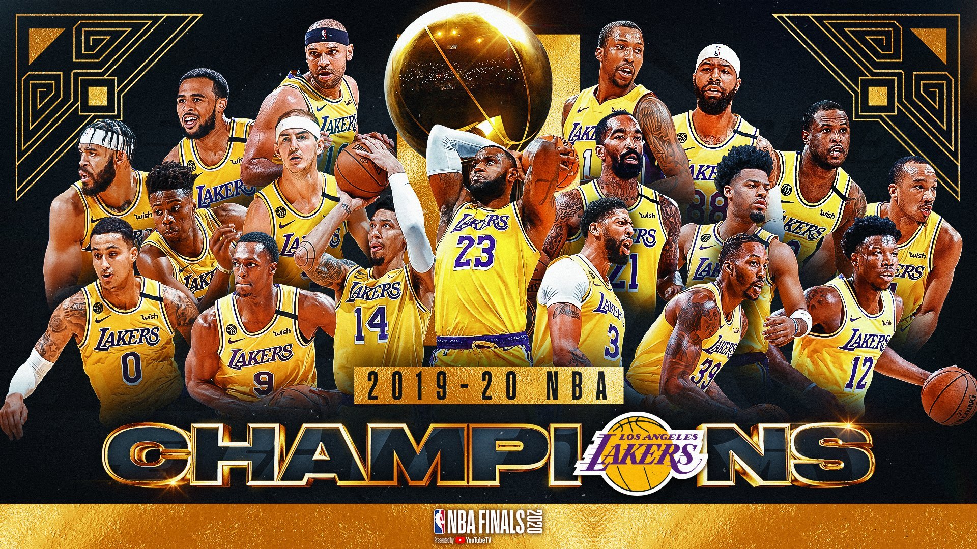 Los Angeles Lakers NBA Champions 2020 Wallpapers - Wallpaper Cave