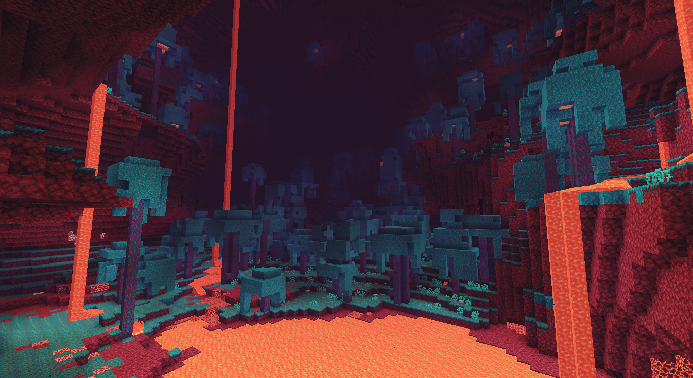 No Spoiler The new Minecraft update makes parts of the nether really look like subnautica