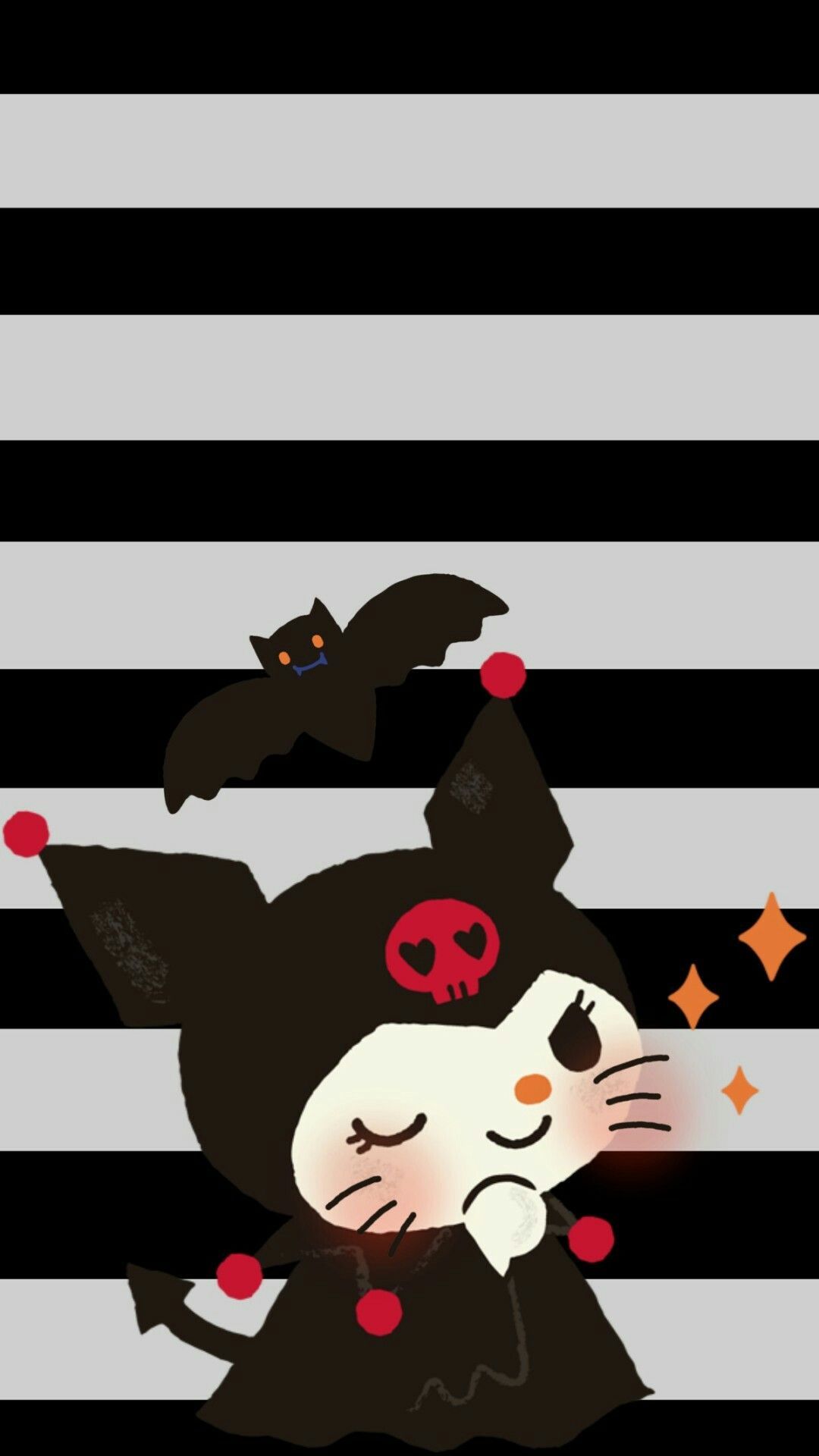 Kuromi. Hello kitty wallpaper, Sanrio wallpaper, Halloween wallpaper