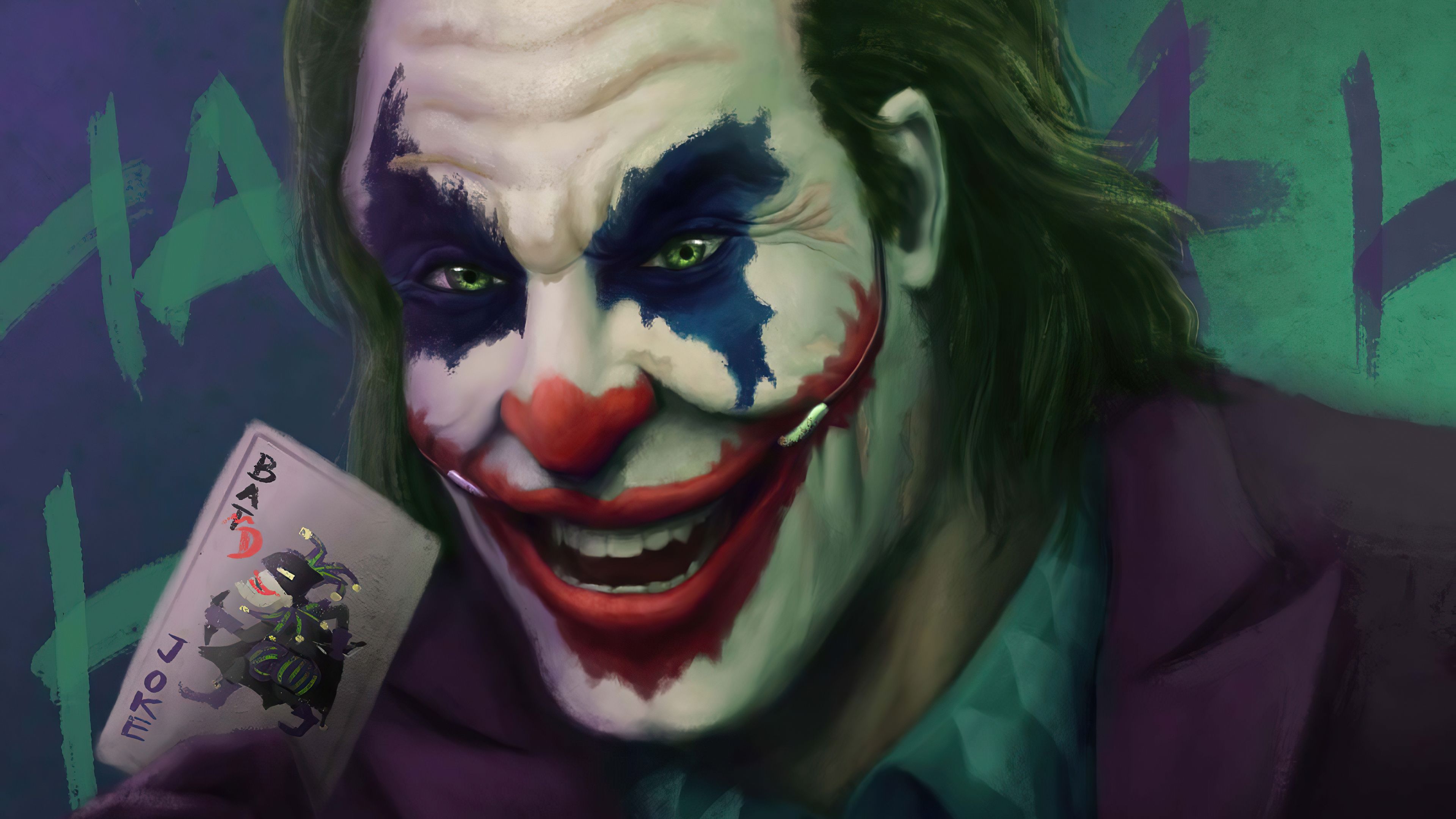 Bad Joker 4k 1440P Resolution HD 4k Wallpaper, Image, Background, Photo and Picture